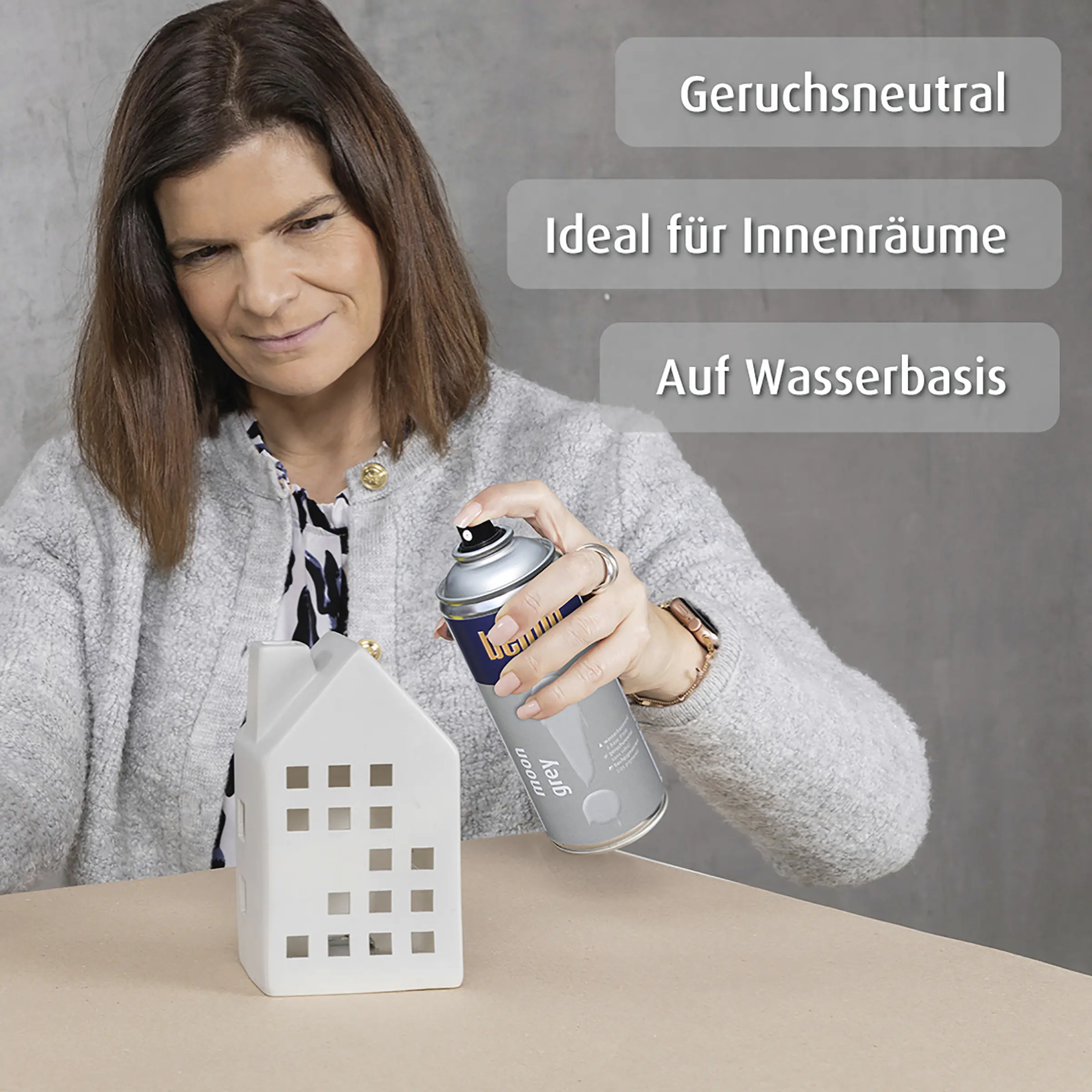 Belton perfect Lackspray 150 ml Moon grey seidenmatt