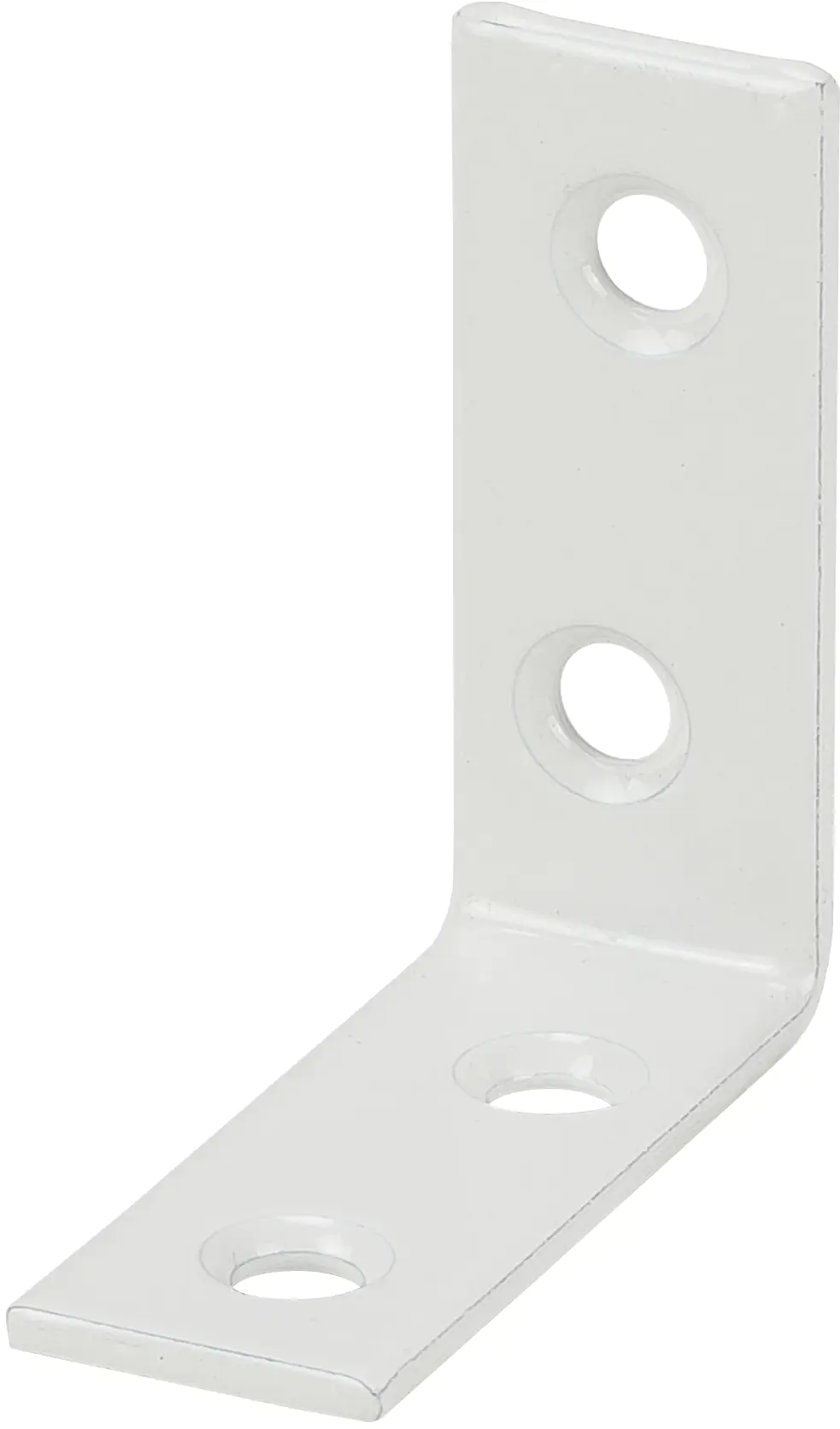 Vormann Stuhlwinkel 50x50x15 mm Stahl weiß - 1 Stück