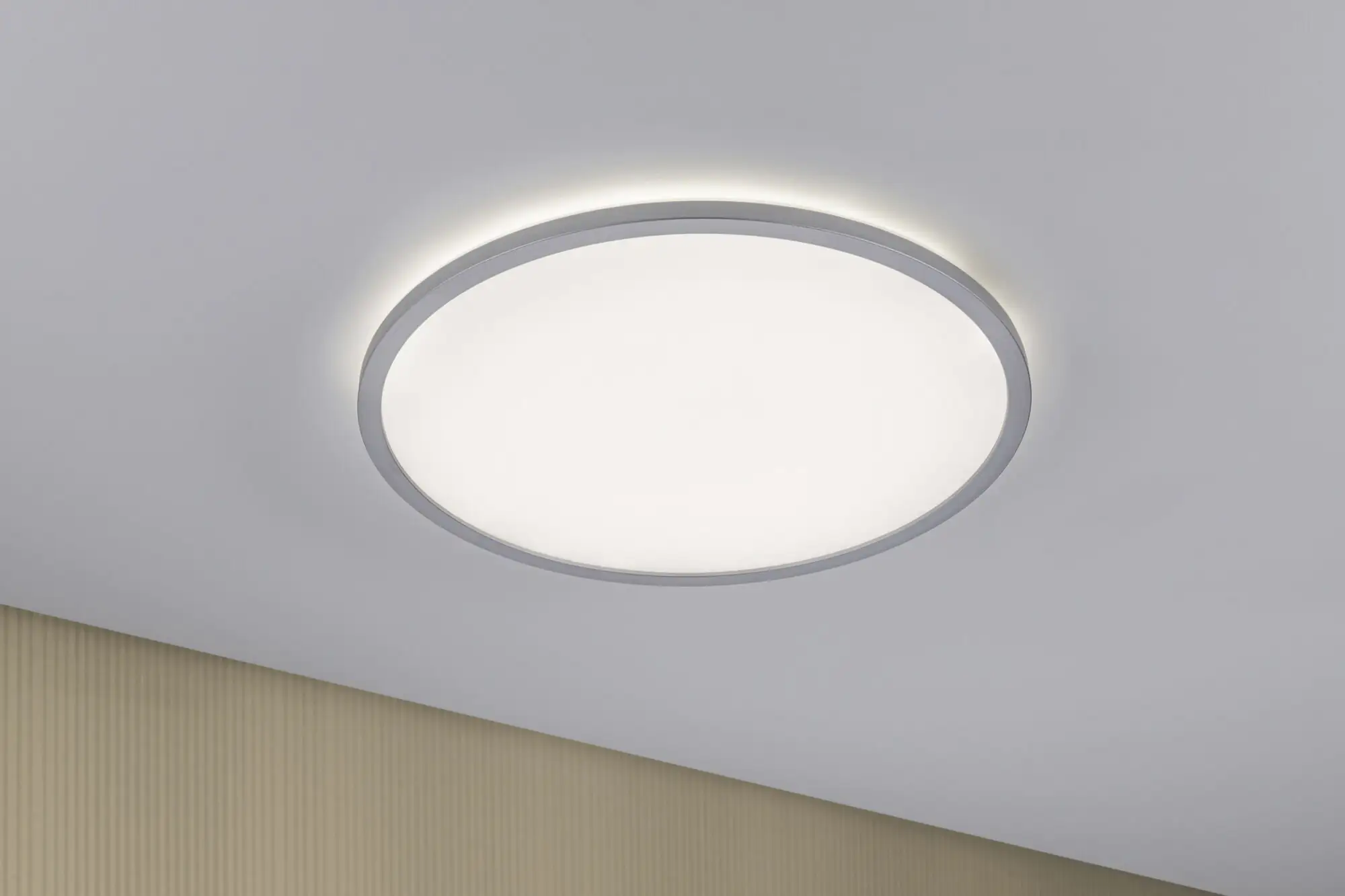 Paulmann LED Panel Atria Shine chrom-matt Ø 42 cm warmweiß dimmbar