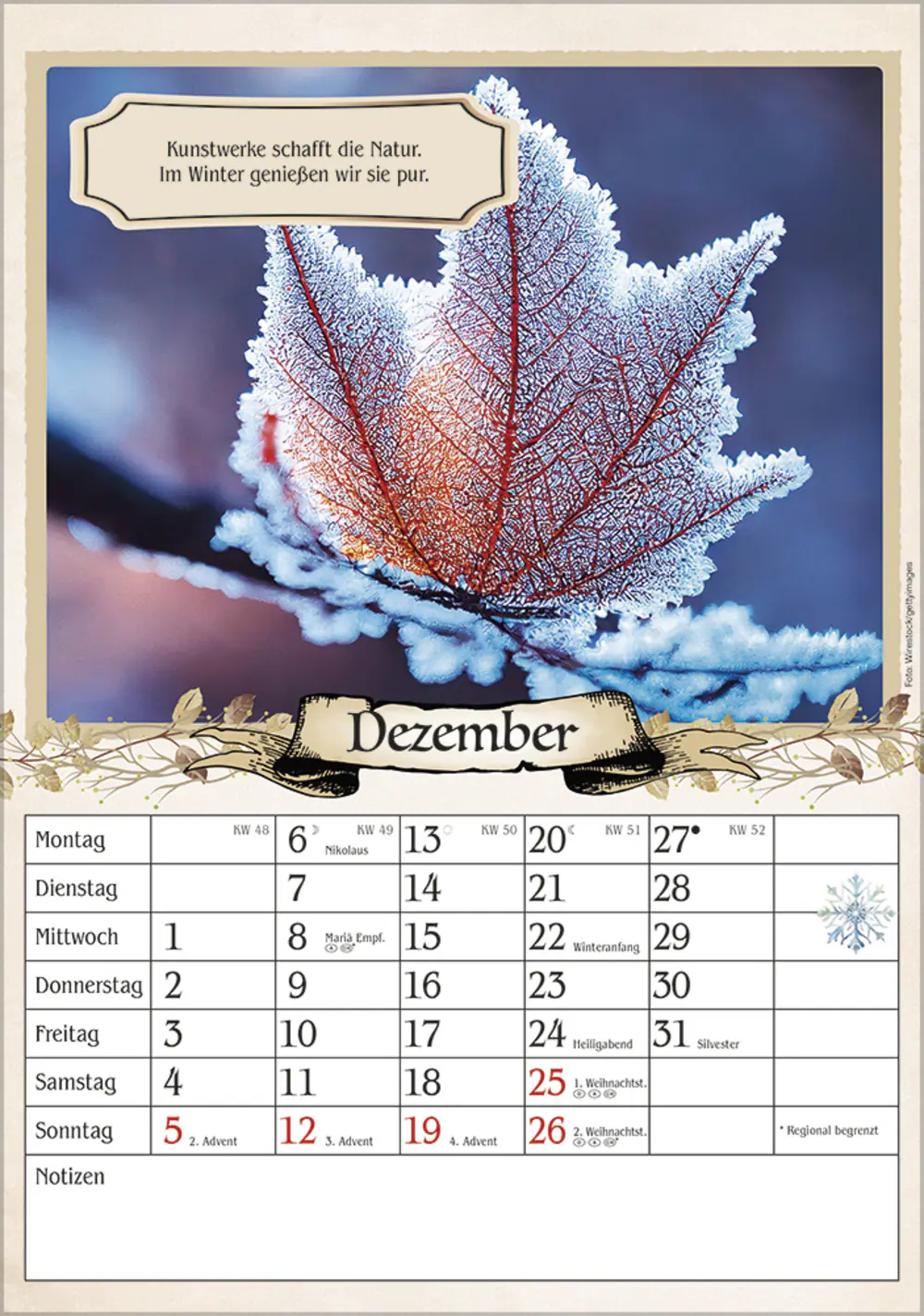 Korsch Kalender Rentner 2027 mit Witzen & Rezepten