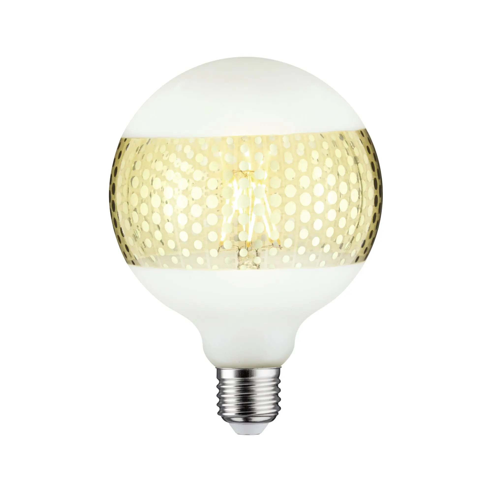 Paulmann LED Leuchtmitel G125 Ringspiegel gold E27 dimmbar