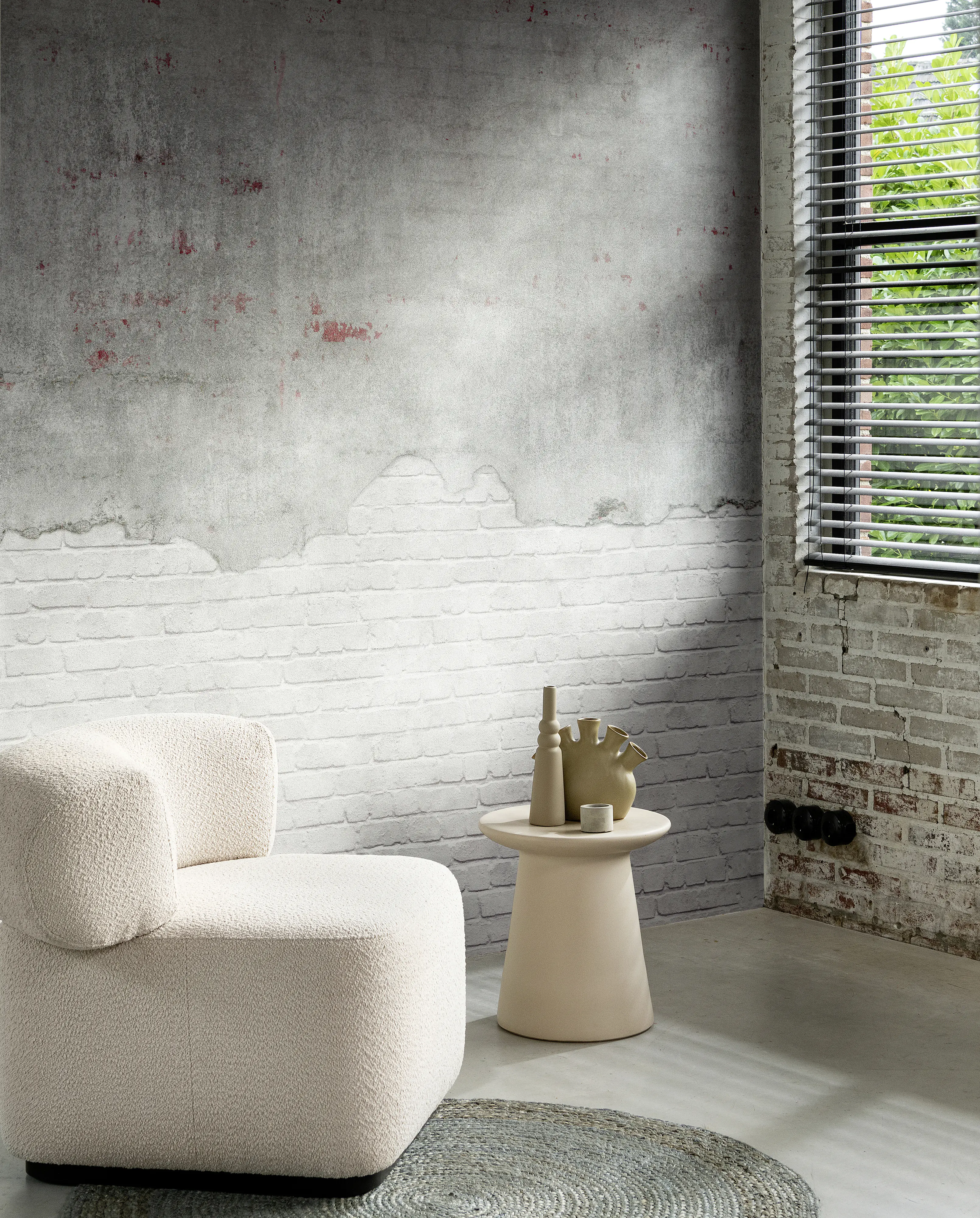 Rasch Vlies Fototapete 364279 Weiß-Offwhite Muster & Motive 3 m x 2,12 m