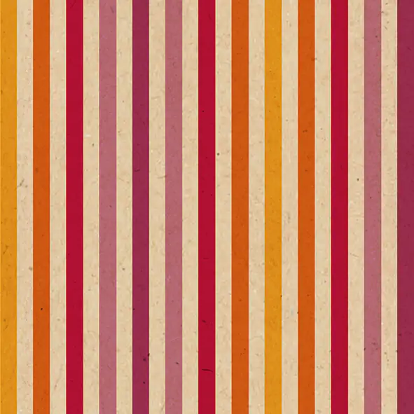 Braun & Company Servietten natur rot 33 x 33 cm - 20er Pack