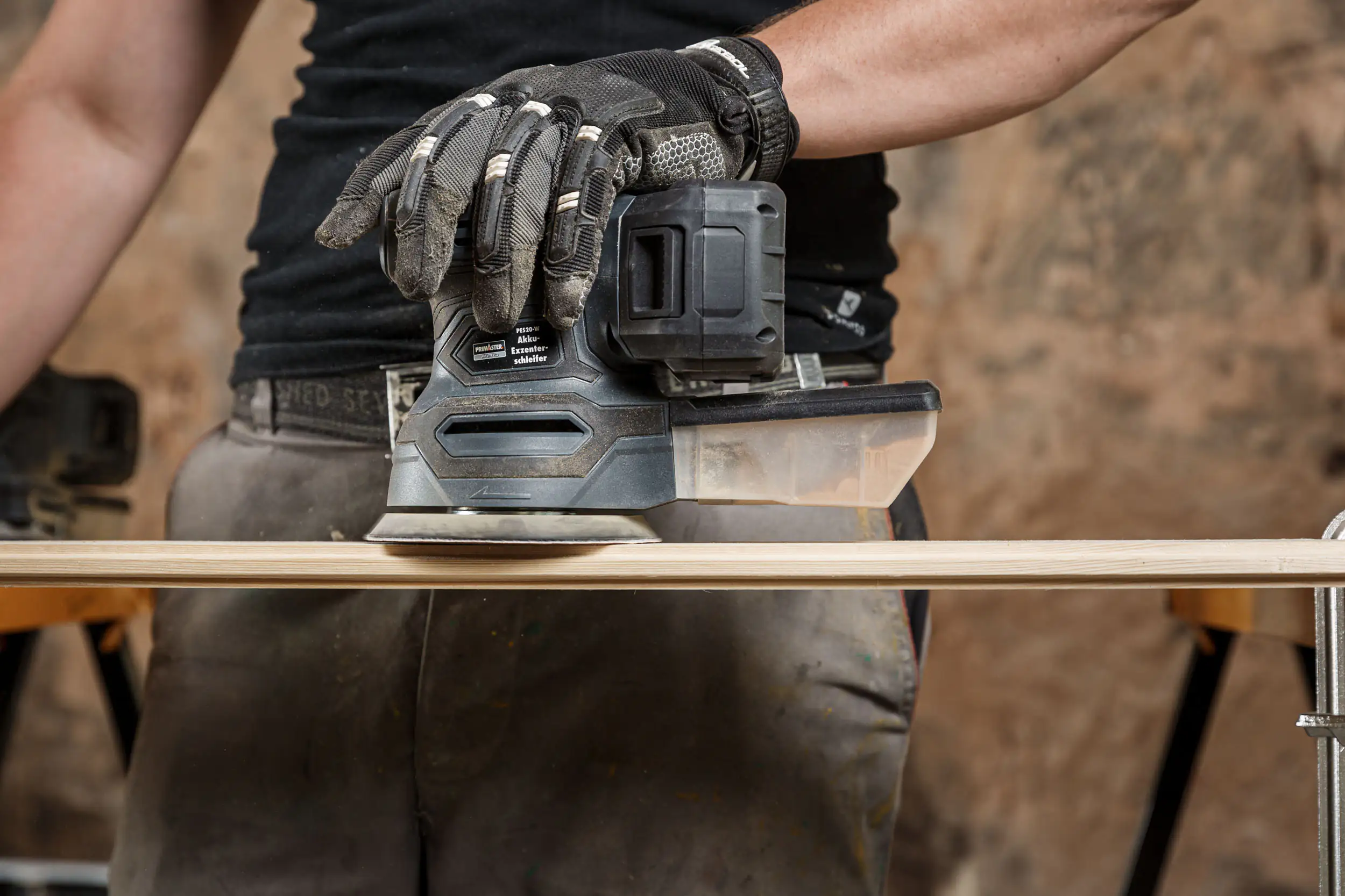 Primaster Pro Akku-Exzenterschleifer PES20-W 20 V Solo