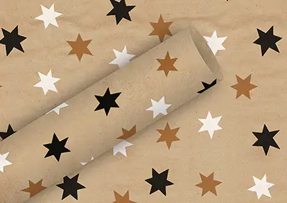 Braun & Company Geschenkpapier Kraft Iceland 2 m x 70 cm