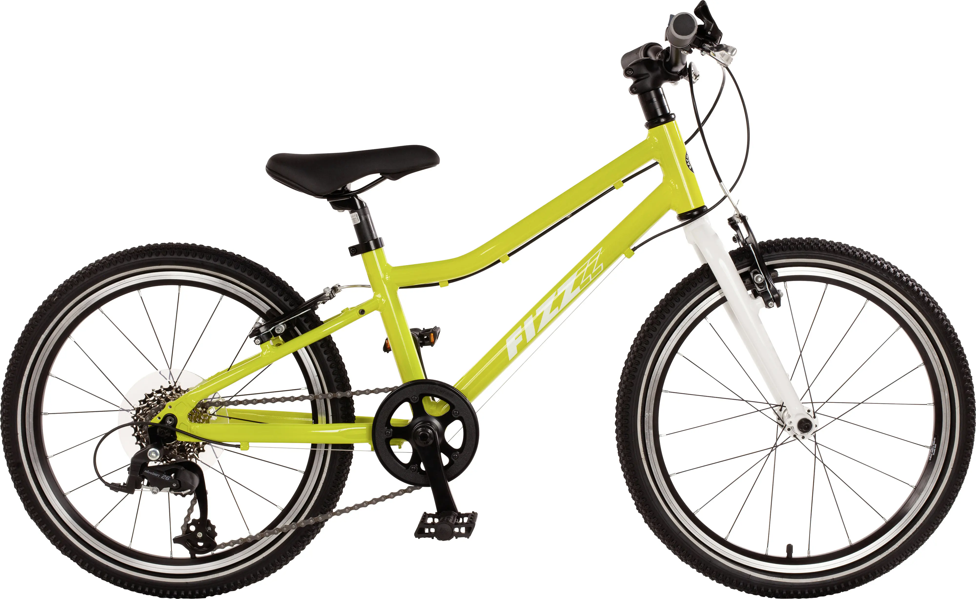 Bachtenkirch Kinderfahrrad Fizz 20 Zoll 7-Gang Freilauf zitronengrün