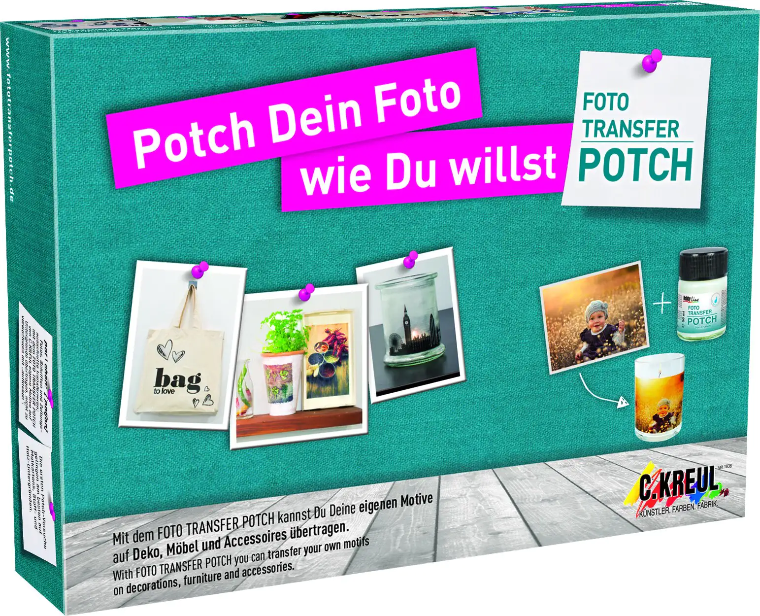 Kreul Foto Transfer Potch Set Kreul Foto Transfer Potch Set