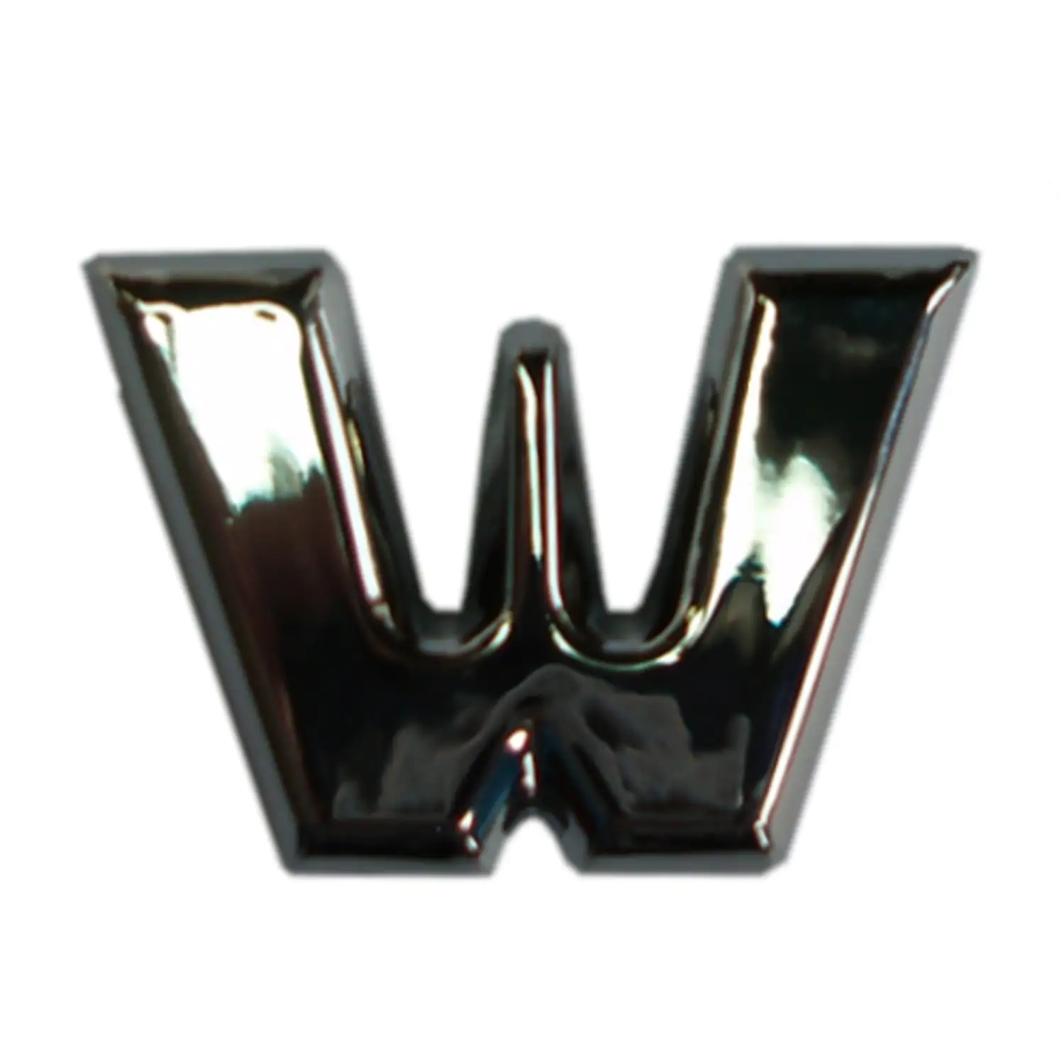 Hermann Schütz 3D-Relief-Chrome-Buchstabe W 25x35mm