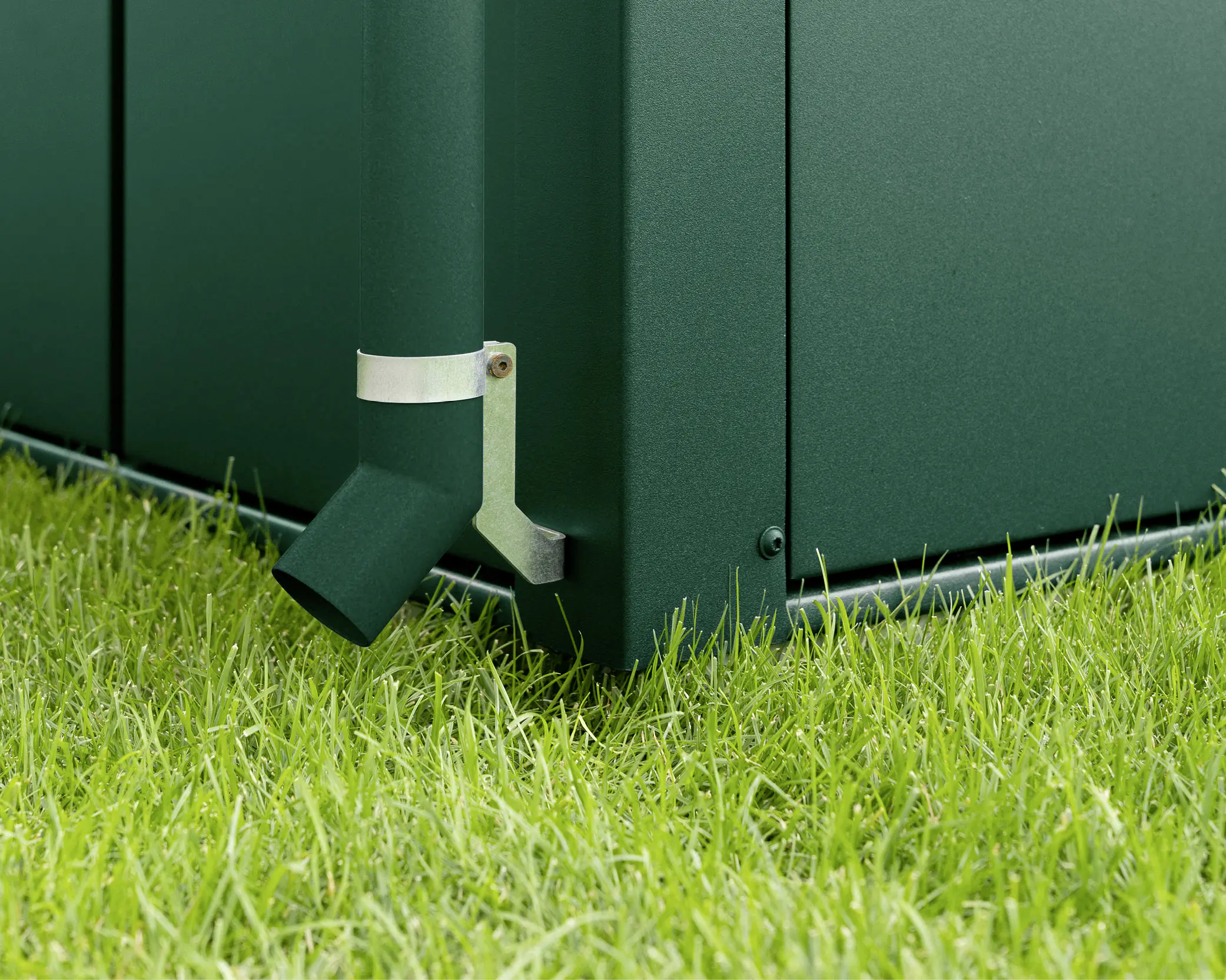 EcoStar Regenfallrohr RAL6005 (Moosgrün) EcoStar Regenfallrohr RAL6005 (Moosgrün)