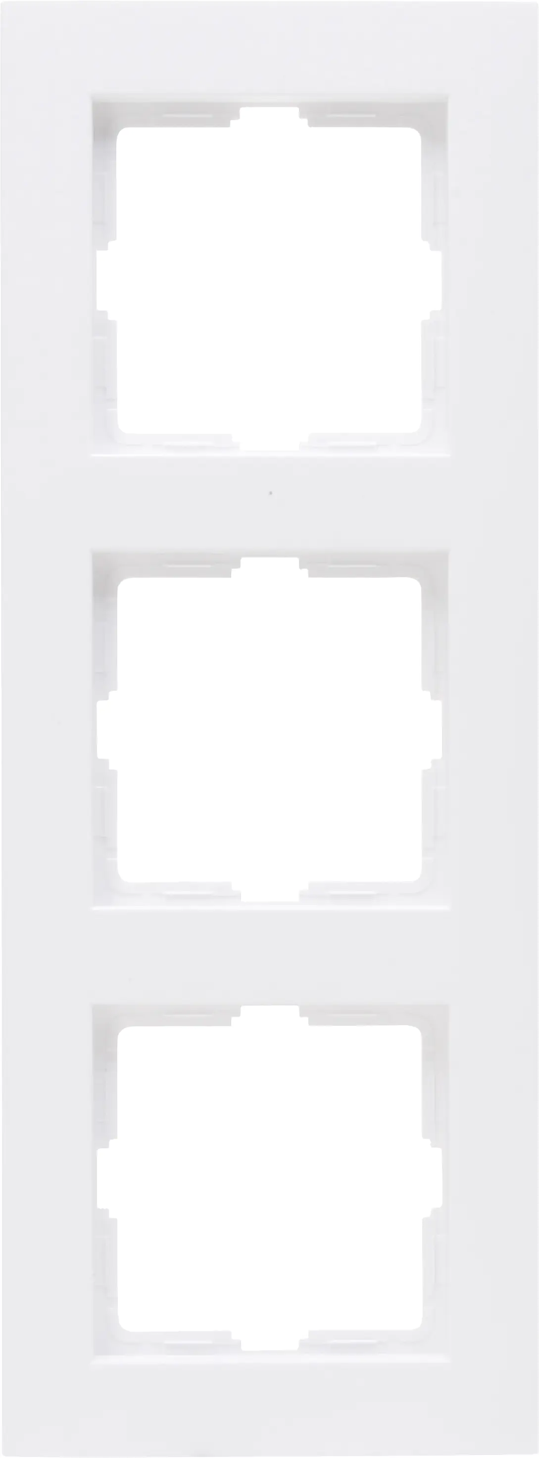 Kopp Abdeckrahmen 3-fach Athenis arktisweiß matt, 308650062