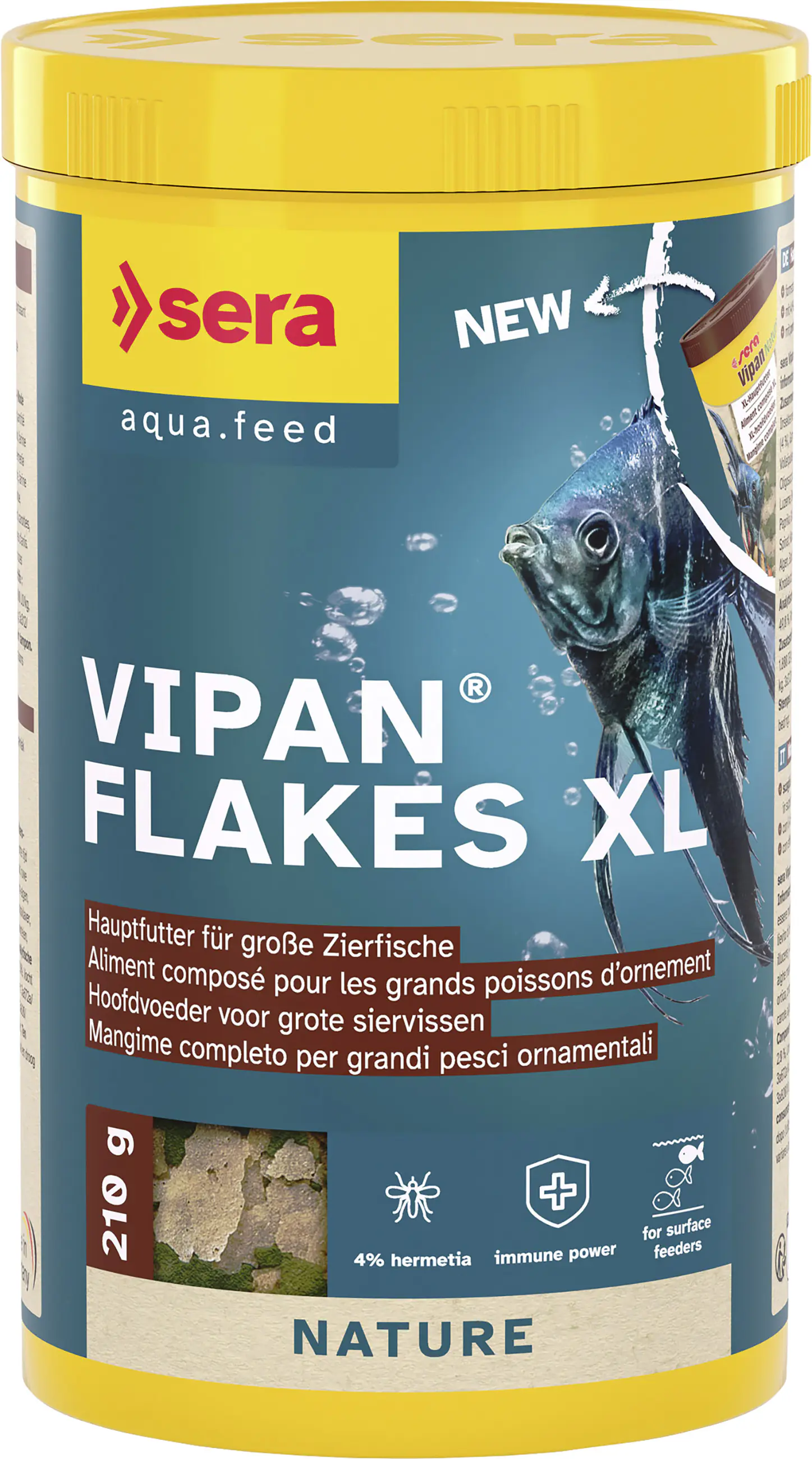 Sera Fischfutter Vipan Flakes XL 1 L