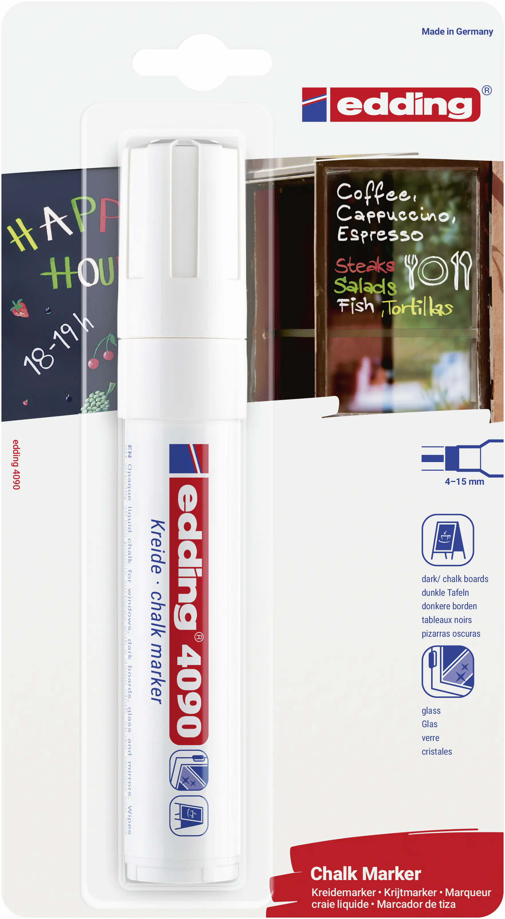 Edding 4090 Kreidemarker weiß