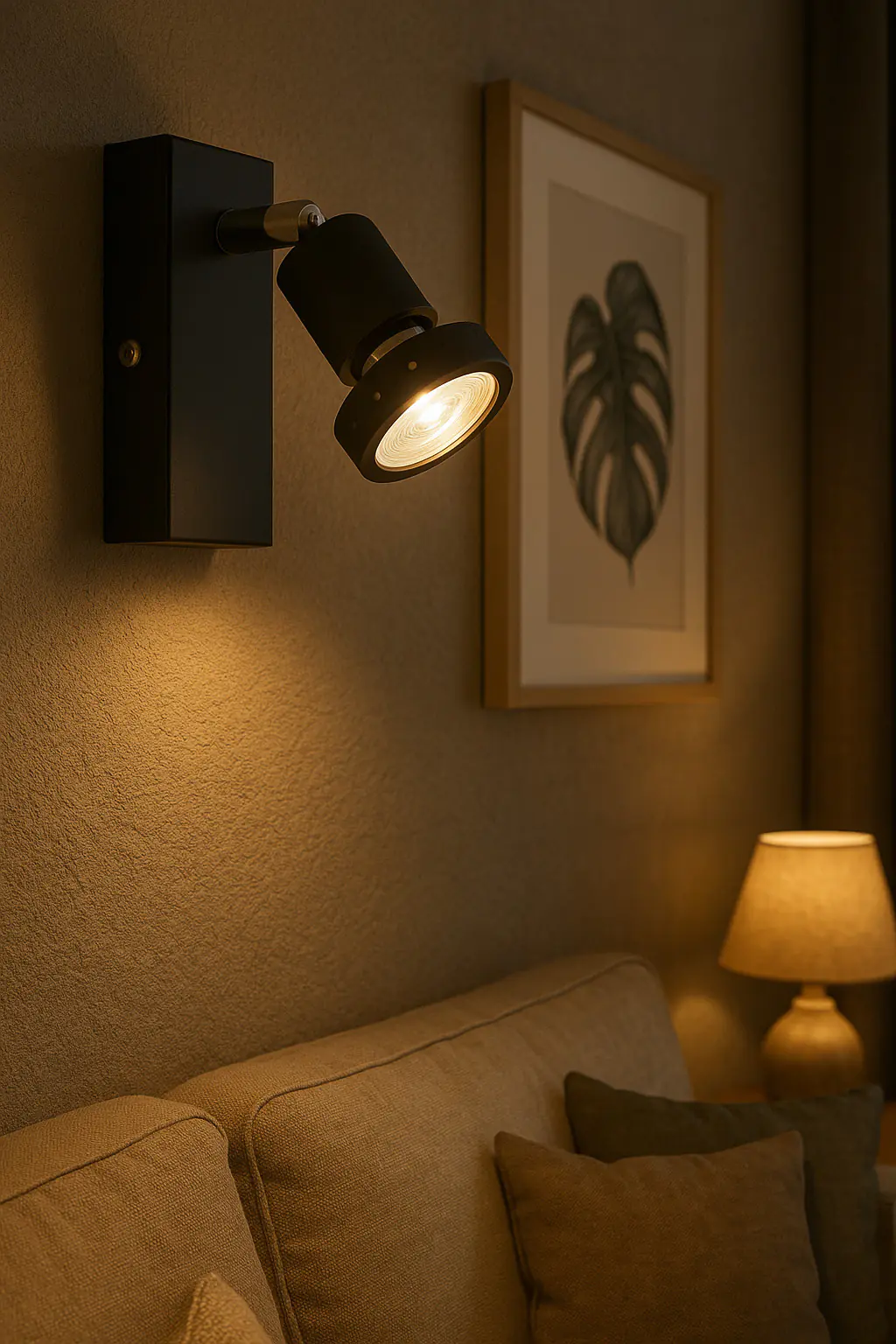 Primaster Wandlampe 1er LED Spot Chicago GU10 10 x 8 cm schwarz Primaster Wandlampe 1er LED Spot Chicago GU10 10 x 8 cm schwarz