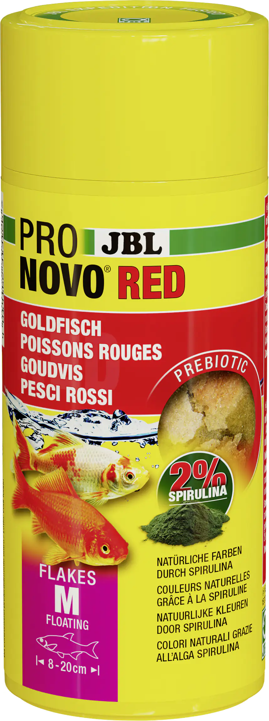 JBL Fischfutter Pronovo RedFlakes M Fischfutterflocken 250 ml
