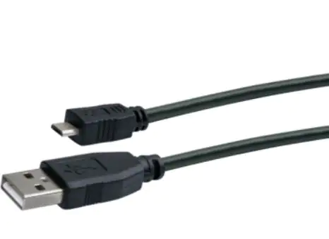 Schwaiger Sync und Ladekabel USB 2.0 A auf USB Micro B Stecker, schwarz