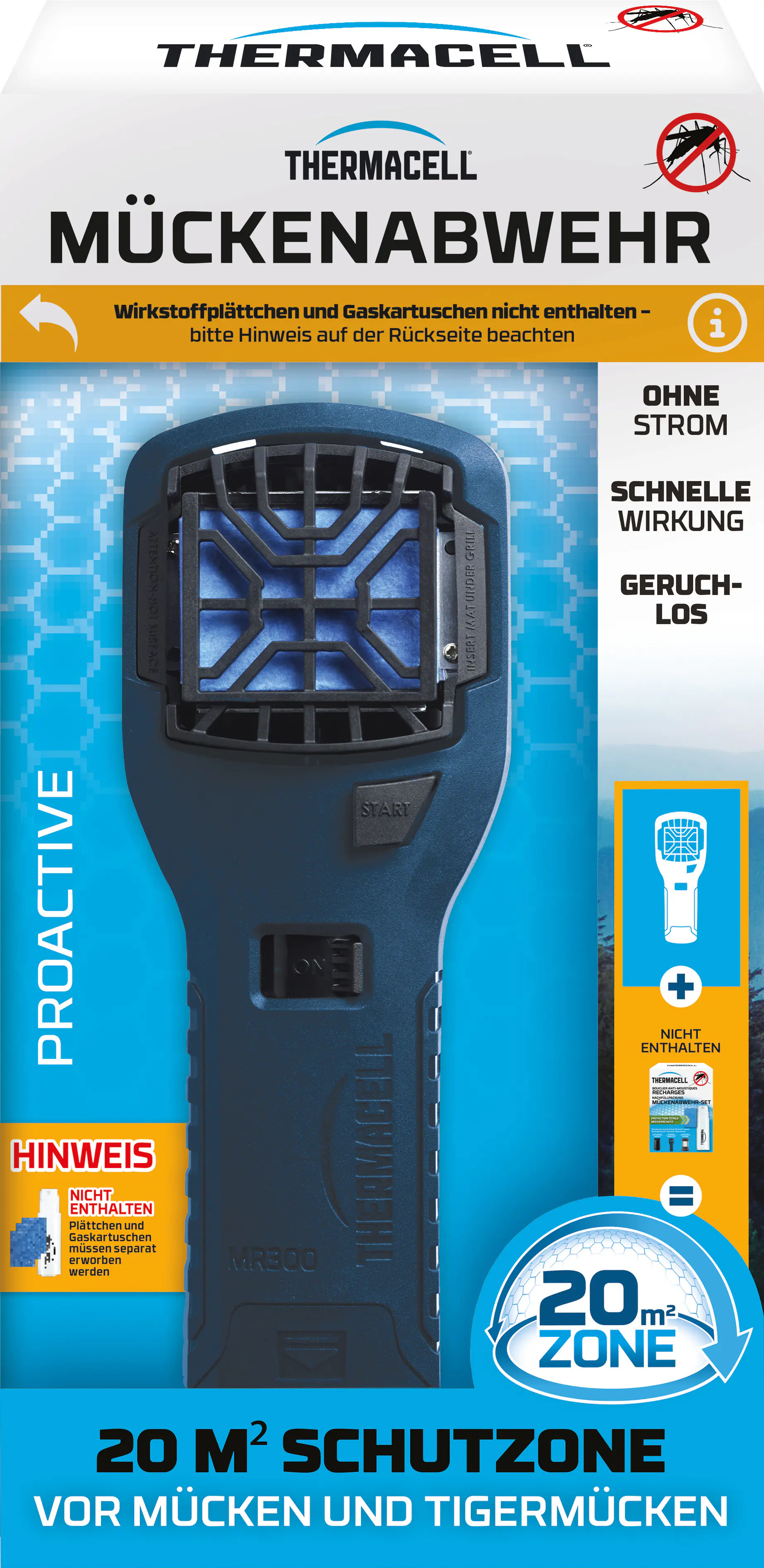 Thermacell Mückenabwehr Proactive Handgerät ohne Wirkstoff 1 Stück Thermacell Mückenabwehr Proactive Handgerät ohne Wirkstoff 1 Stück