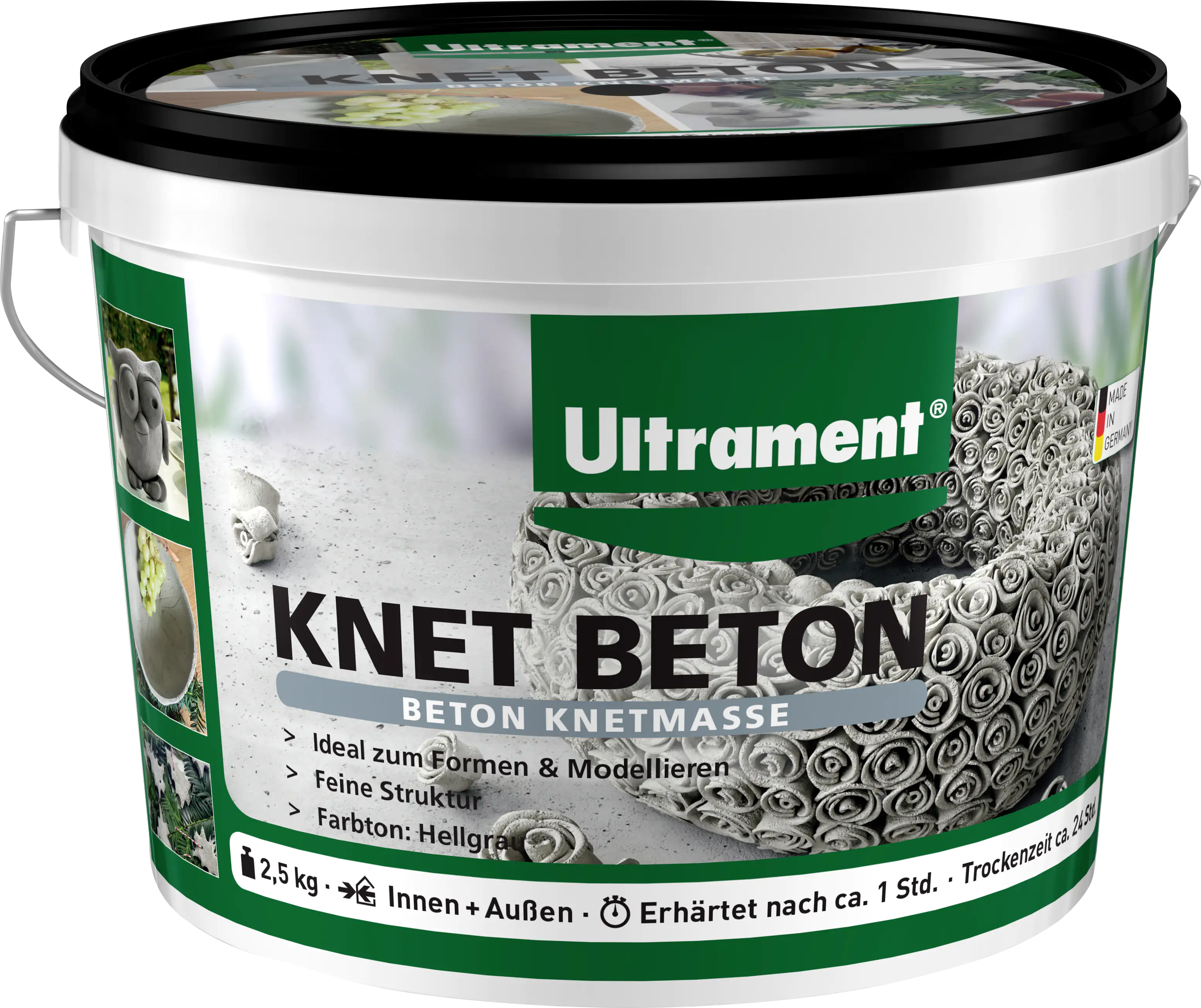 Ultrament Knet Beton 2,5 kg, hellgrau Ultrament Knet Beton 2,5 kg, hellgrau
