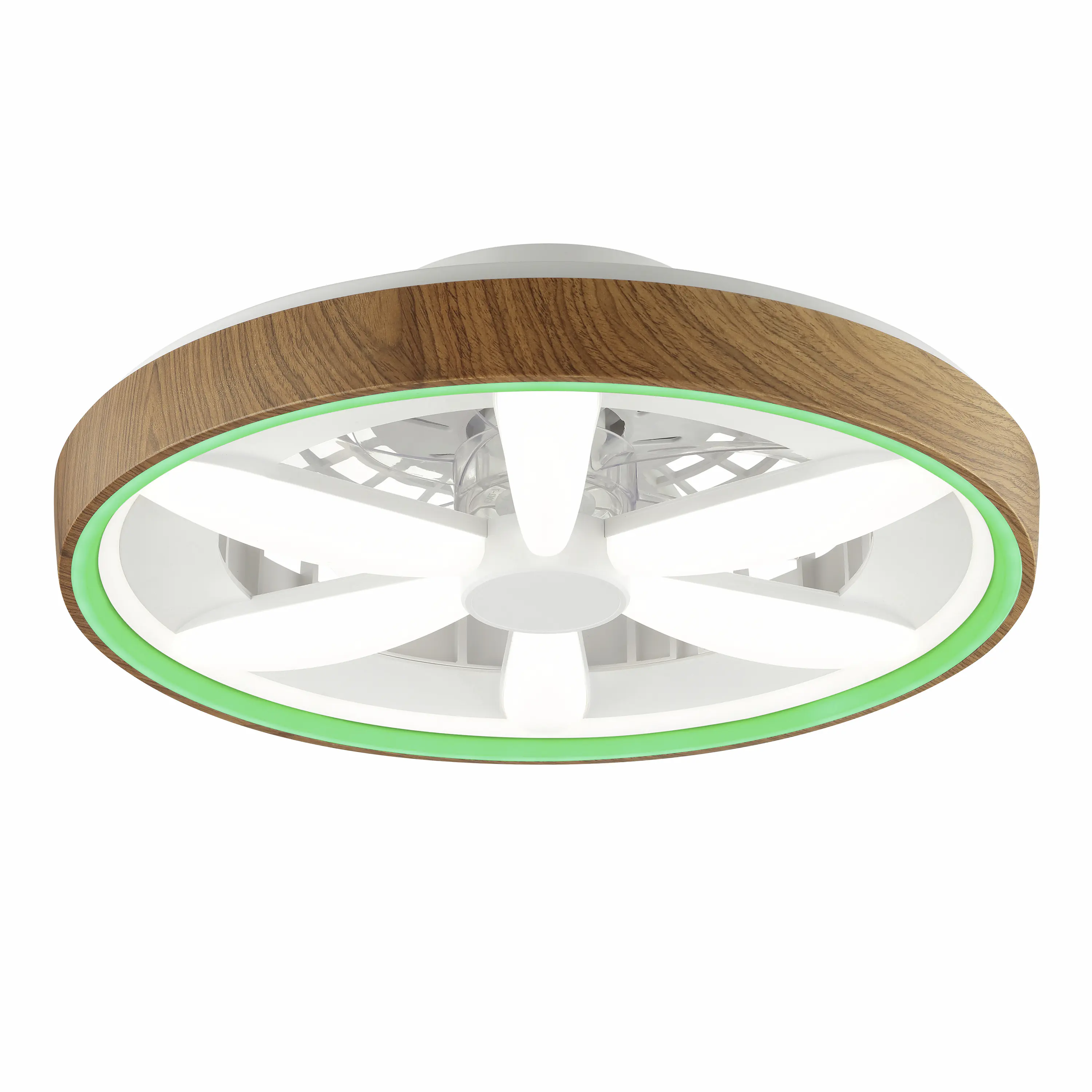 Brilliant LED Deckenleuchte mit Ventilator Gaiano Ø 48 cm 48 W holz/weiß Brilliant LED Deckenleuchte mit Ventilator Gaiano Ø 48 cm 48 W holz/weiß