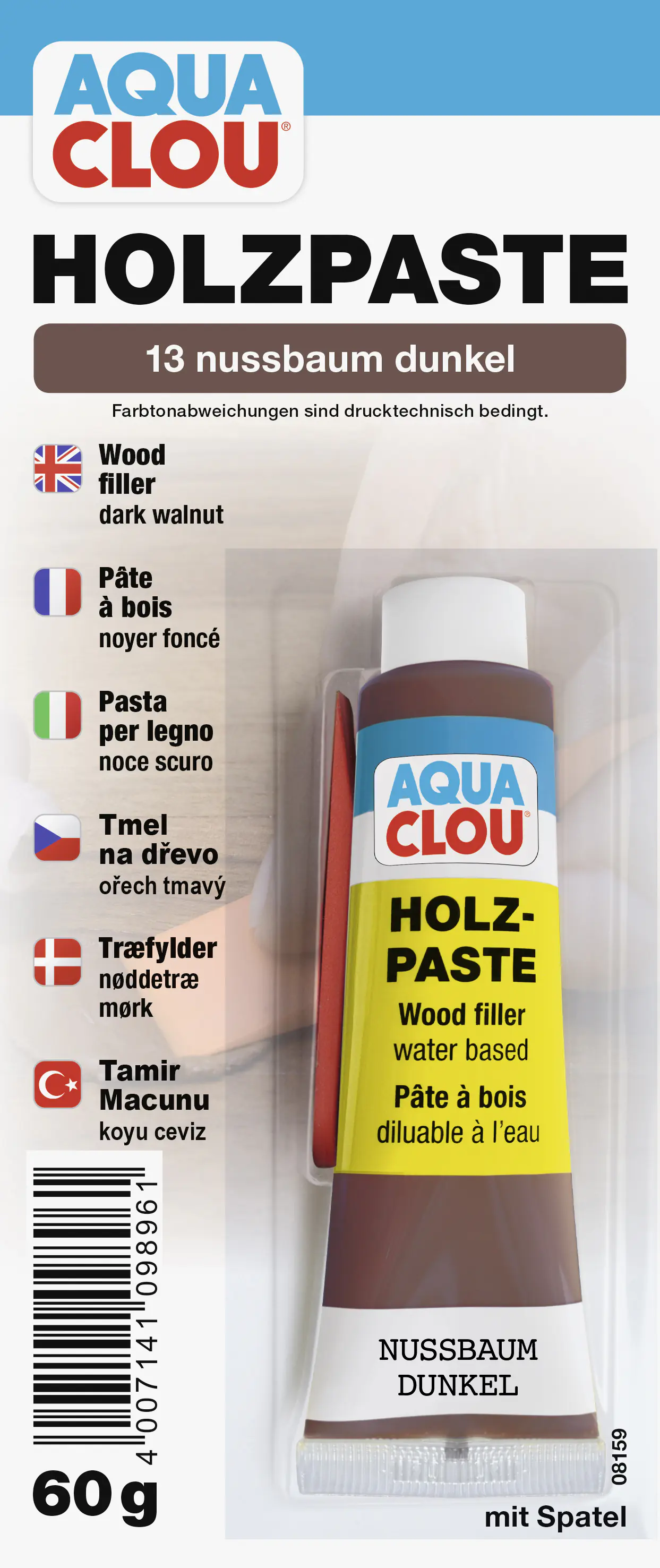 Clou Holzpaste 60 g nussbaum dunkel Clou Holzpaste 60 g nussbaum dunkel