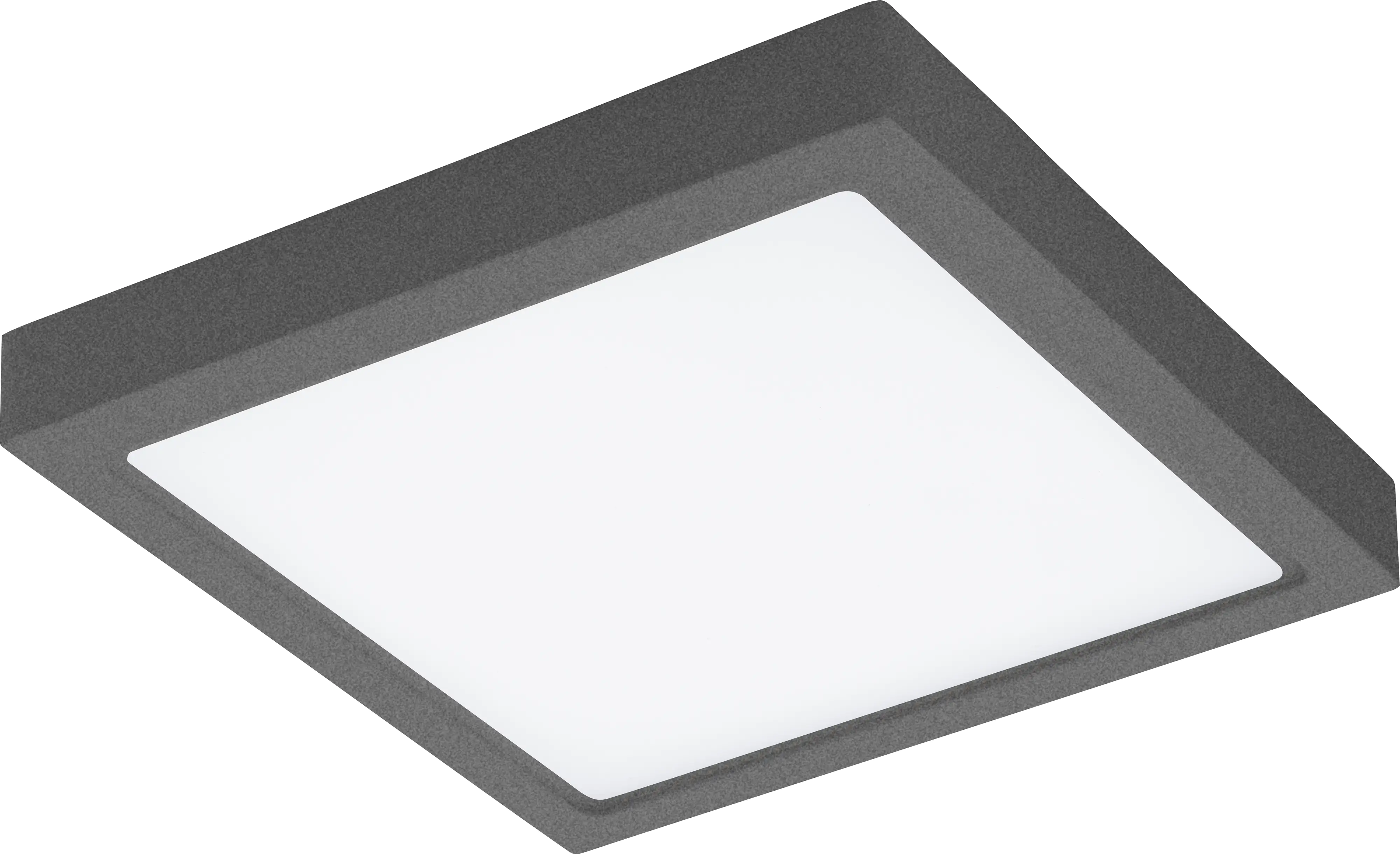 Eglo LED Deckenleuchte Argolis schwarz 30 x 30 cm warmweiß