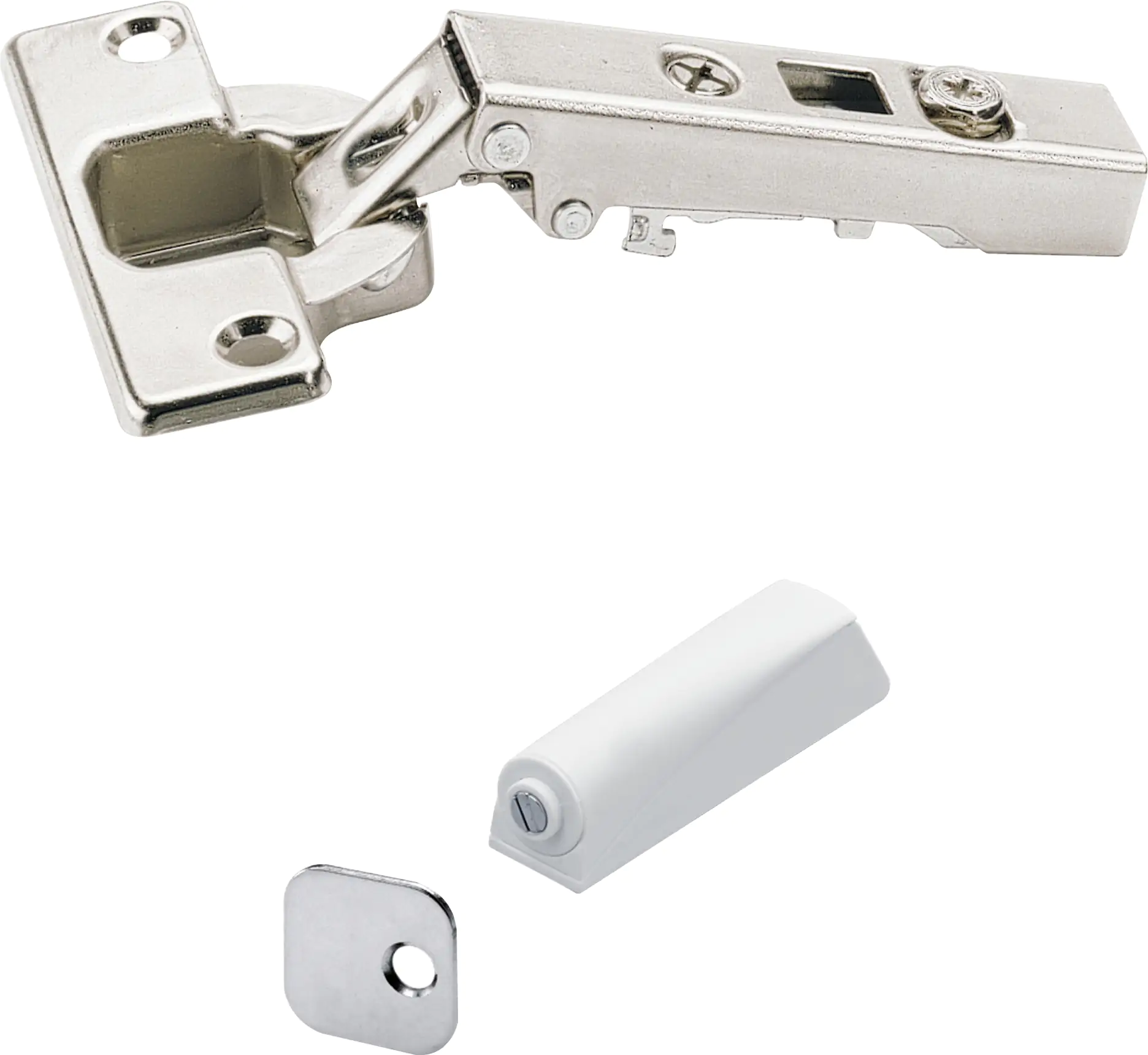 Hettich Topfscharnier-Set Push to open Ø 35 mm, vernickelt/wie Hettich Topfscharnier-Set Push to open Ø 35 mm, vernickelt/wie