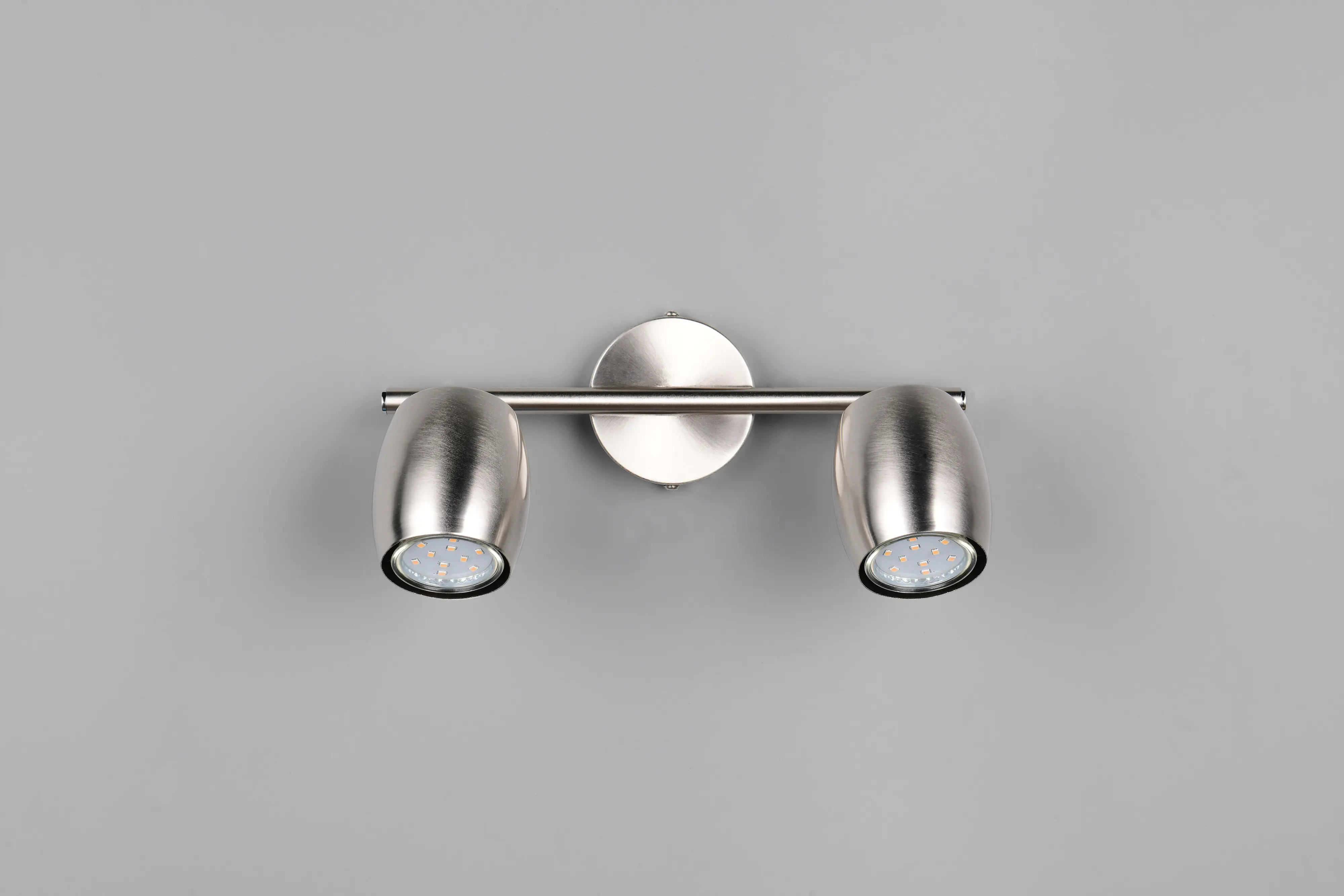Reality Deckenstrahler 2er Spot Nancy GU10 nickel matt
