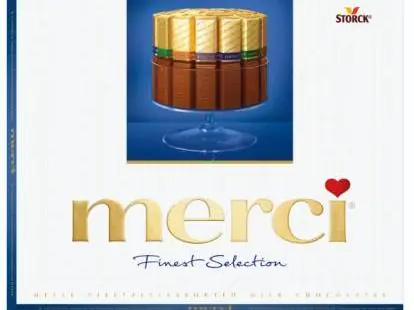 Merci Finest Schokoriegel 250 g Helle Vielfalt