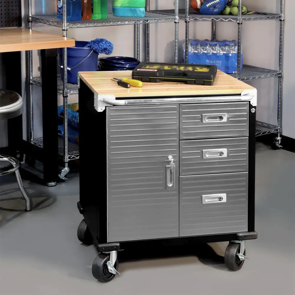 Primaster Werkstattwagen 75 x 50 x 89 cm bis 120 kg unbestückt Primaster Werkstattwagen 75 x 50 x 89 cm bis 120 kg unbestückt