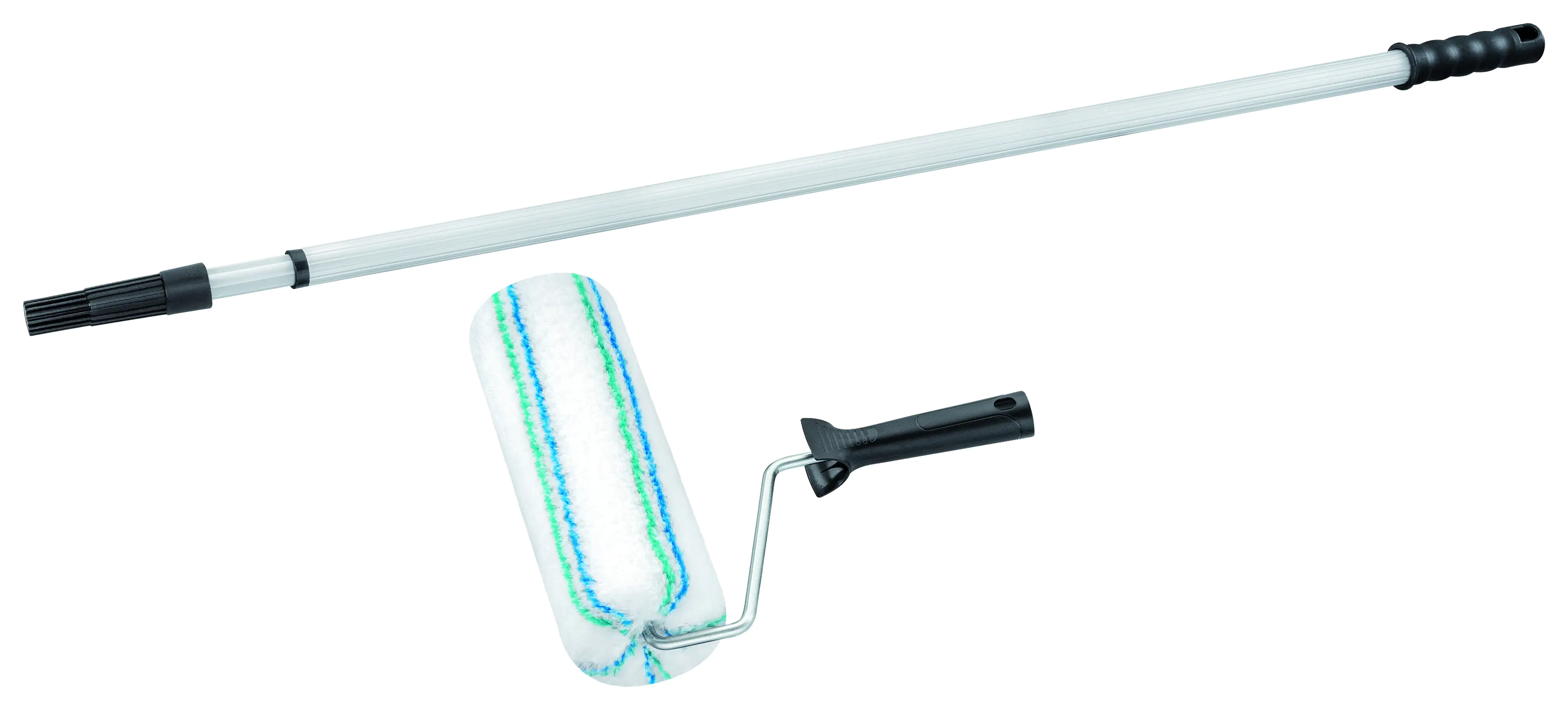 Profi Fassadenroller-Set 3-teilig mit Alu-Teleskopstab 2 m Profi Fassadenroller-Set 3-teilig mit Alu-Teleskopstab 2 m