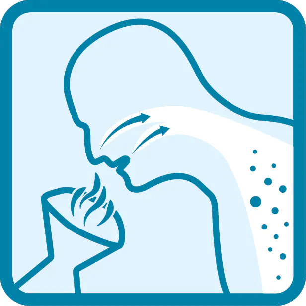 Hydas Inhalator mit Drehverschluss
