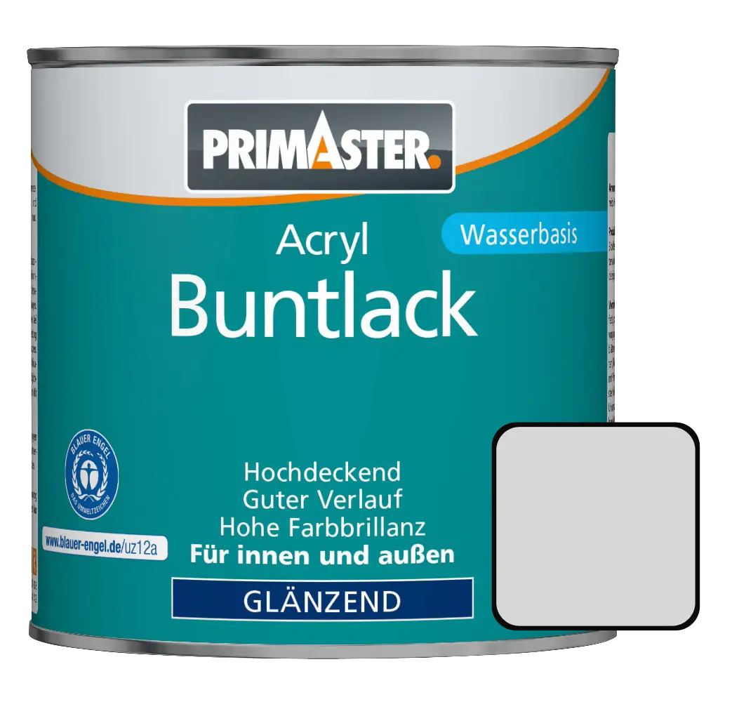 Primaster Acryl Buntlack RAL 7035 375 ml lichtgrau glänzend