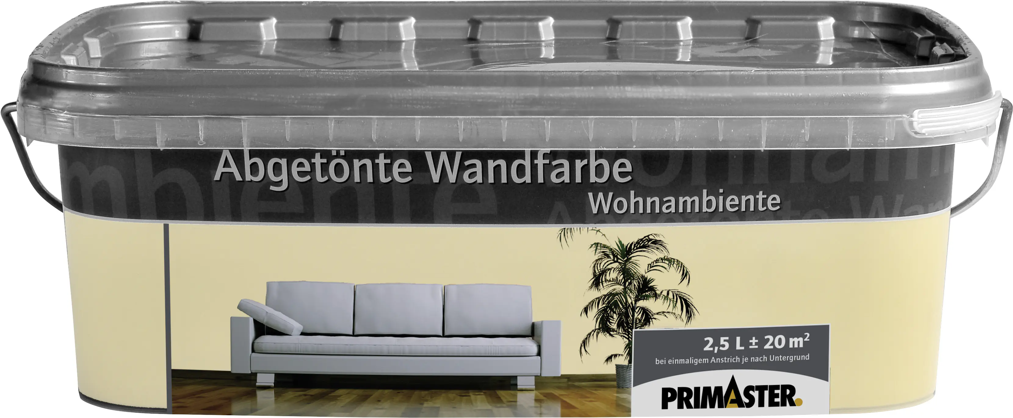 Primaster Wandfarbe Wohnambiente 2,5 L vanille