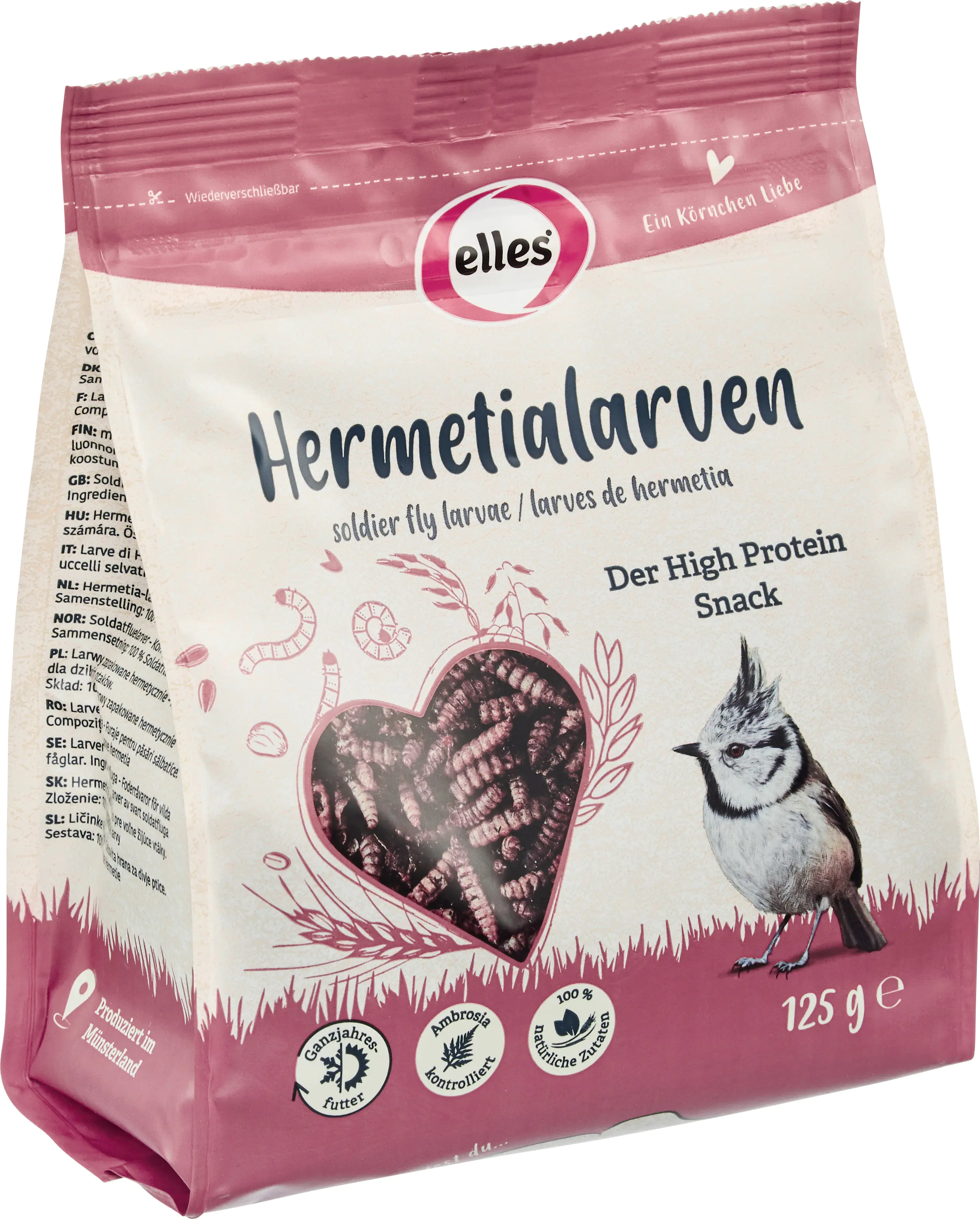 Elles Wildvogelfutter Hermetialarven 125 g Elles Wildvogelfutter Hermetialarven 125 g