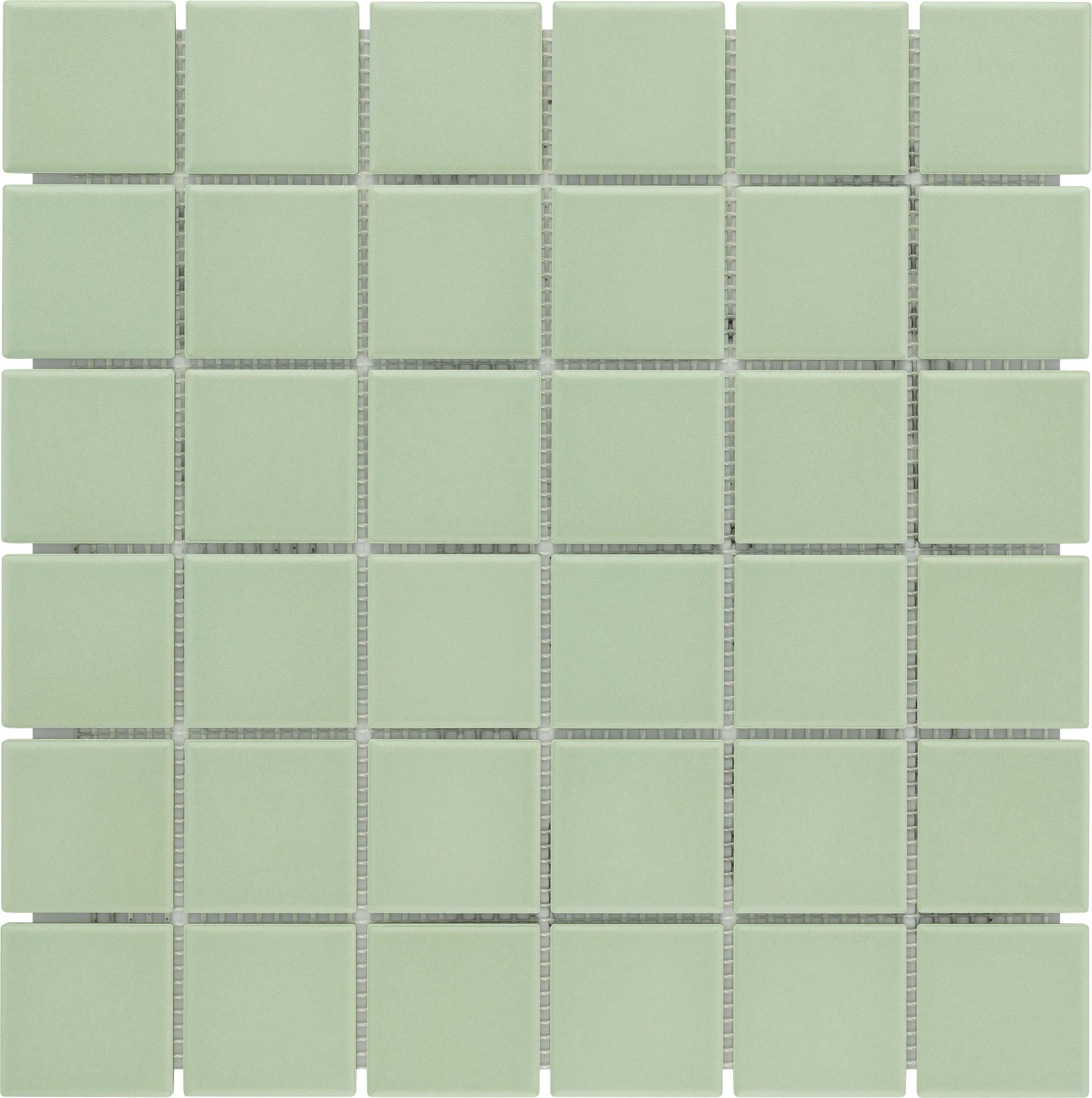 KNG Mosaikfliese rutschhemmend 29,7 x 29,7 cm grün unglasiert