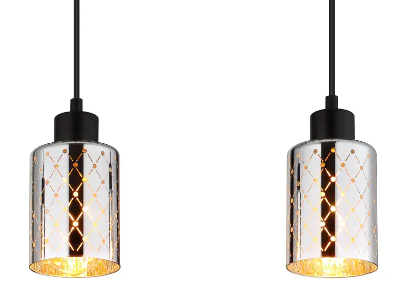 Globo Hängeleuchte Alonso 120 cm schwarz