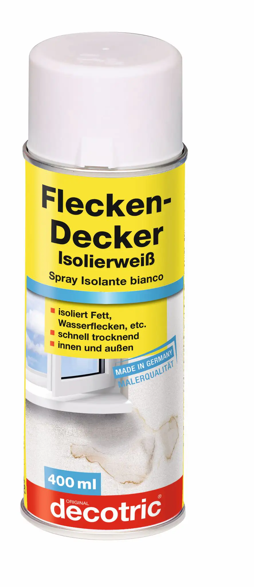 Decotric Flecken-Decker Isolier-Spray 400 ml weiß Decotric Flecken-Decker Isolier-Spray 400 ml weiß