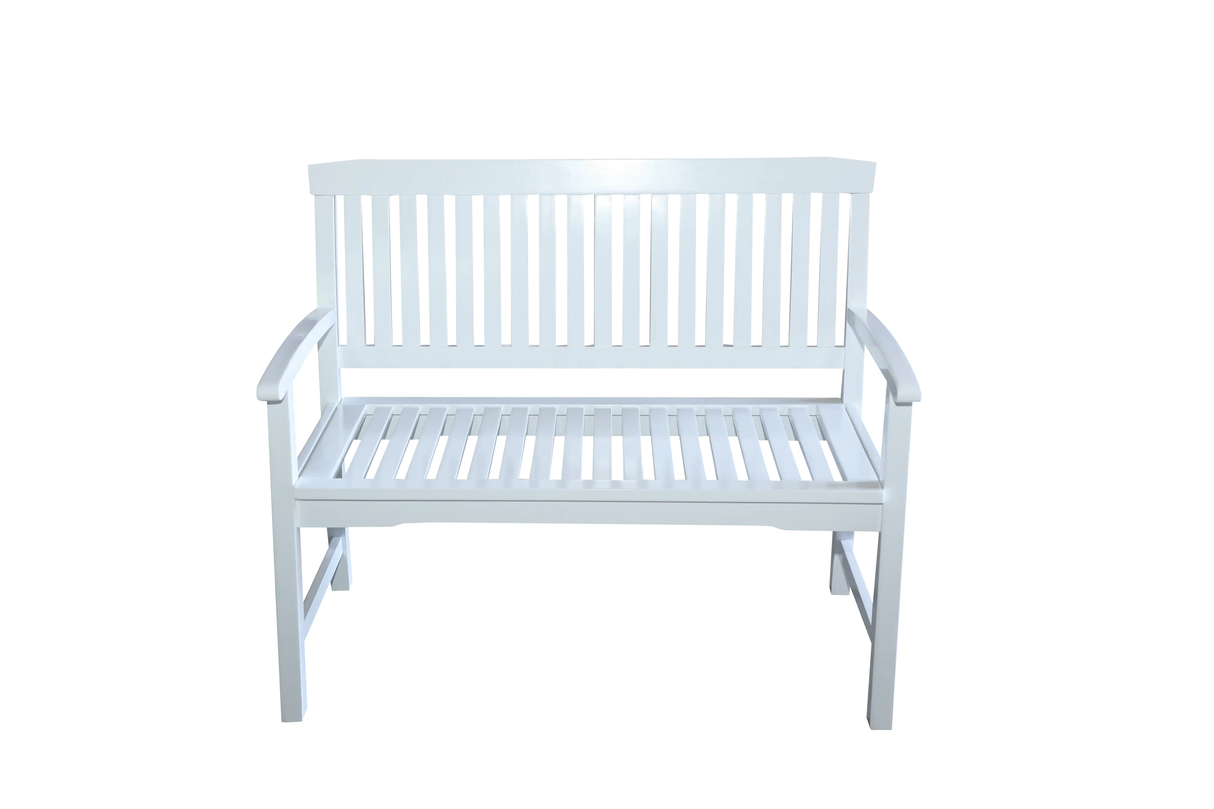 Primaster Gartenbank Borkum 2-Sitzer weiß Lack