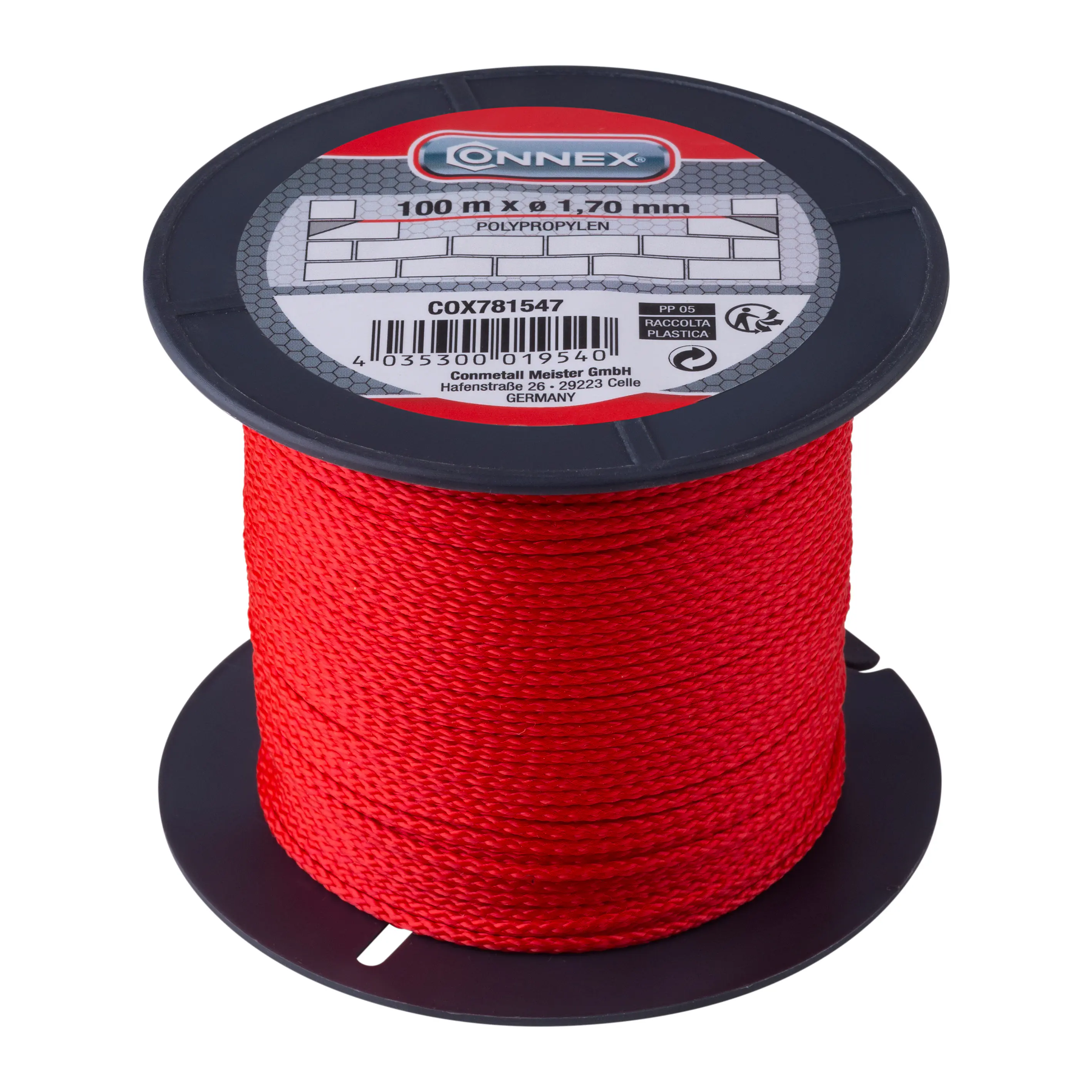 Connex Maurerschnur 100 m Ø 1,7 mm rot