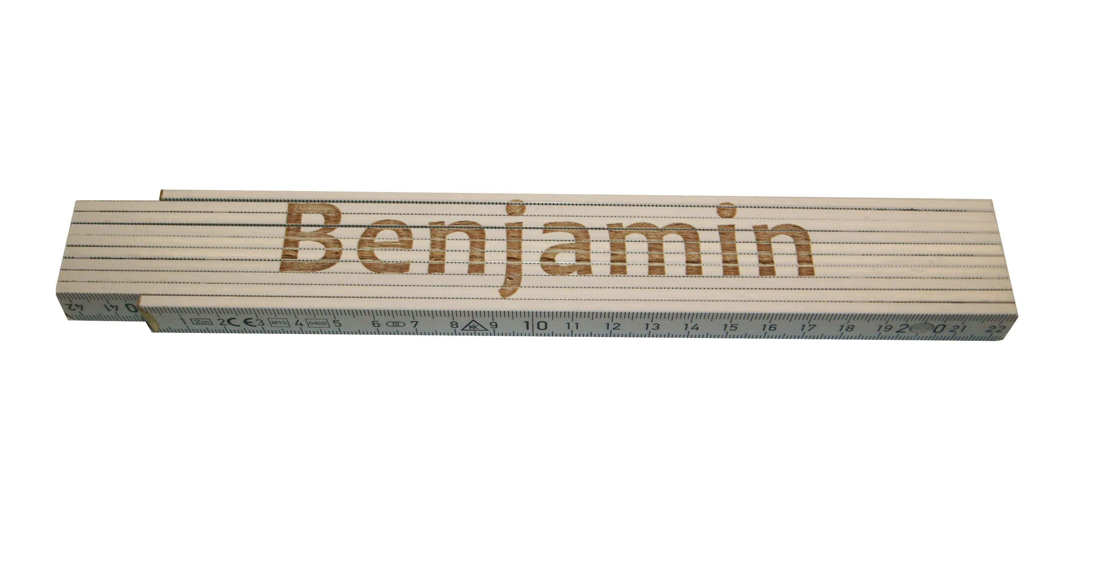 Zollstock Benjamin 2 m weiß