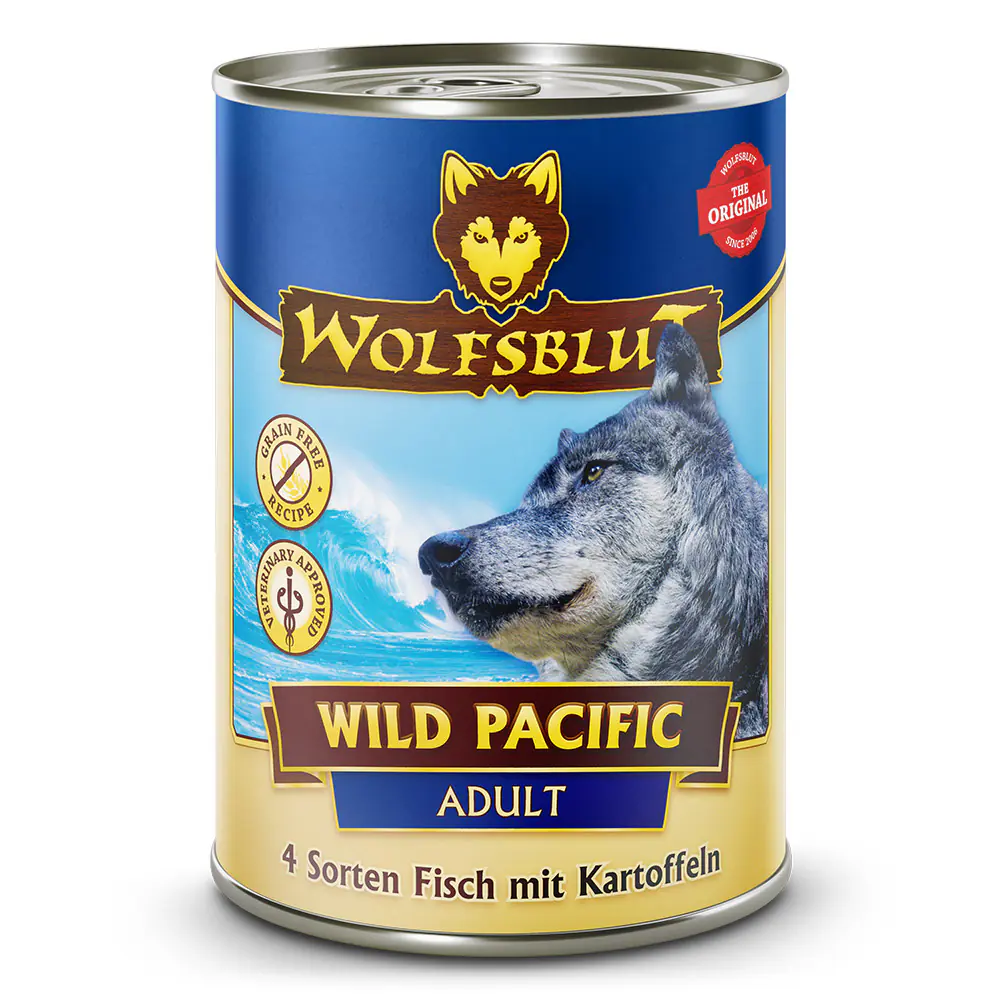 Wolfsblut Hundenassfutter Wild Pacific Adult getreidefrei 395 g Fisch & Kartoffel