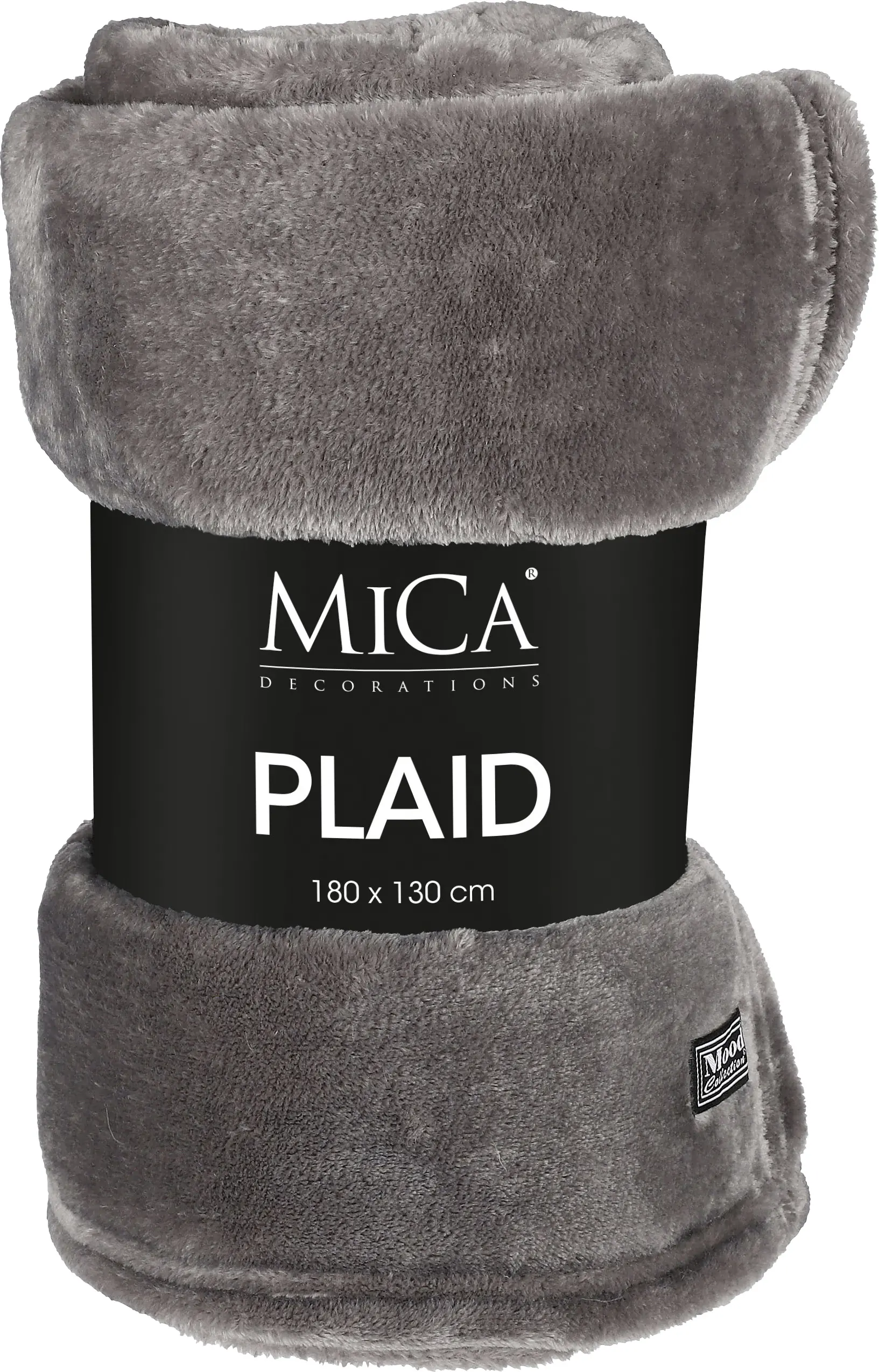 Mica Decorations Fleecedecke Famke 130 x 180 cm anthrazit