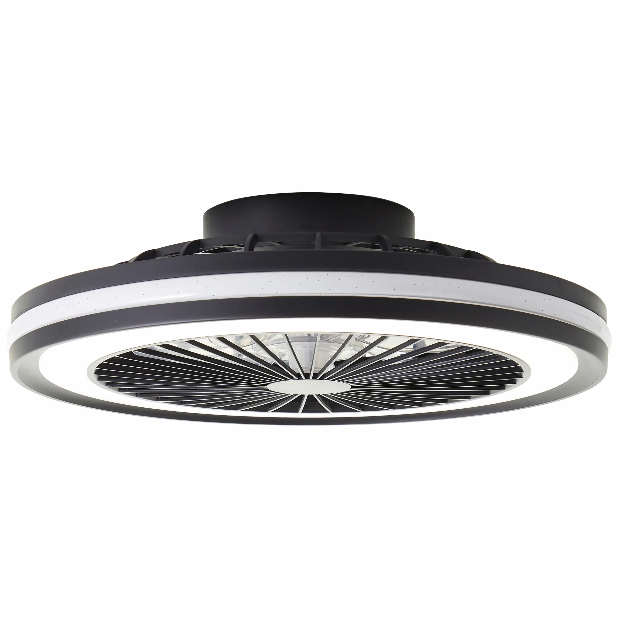 Brilliant LED Deckenventilator Palmero Ø 46,5 cm 40 W schwarz Brilliant LED Deckenventilator Palmero Ø 46,5 cm 40 W schwarz