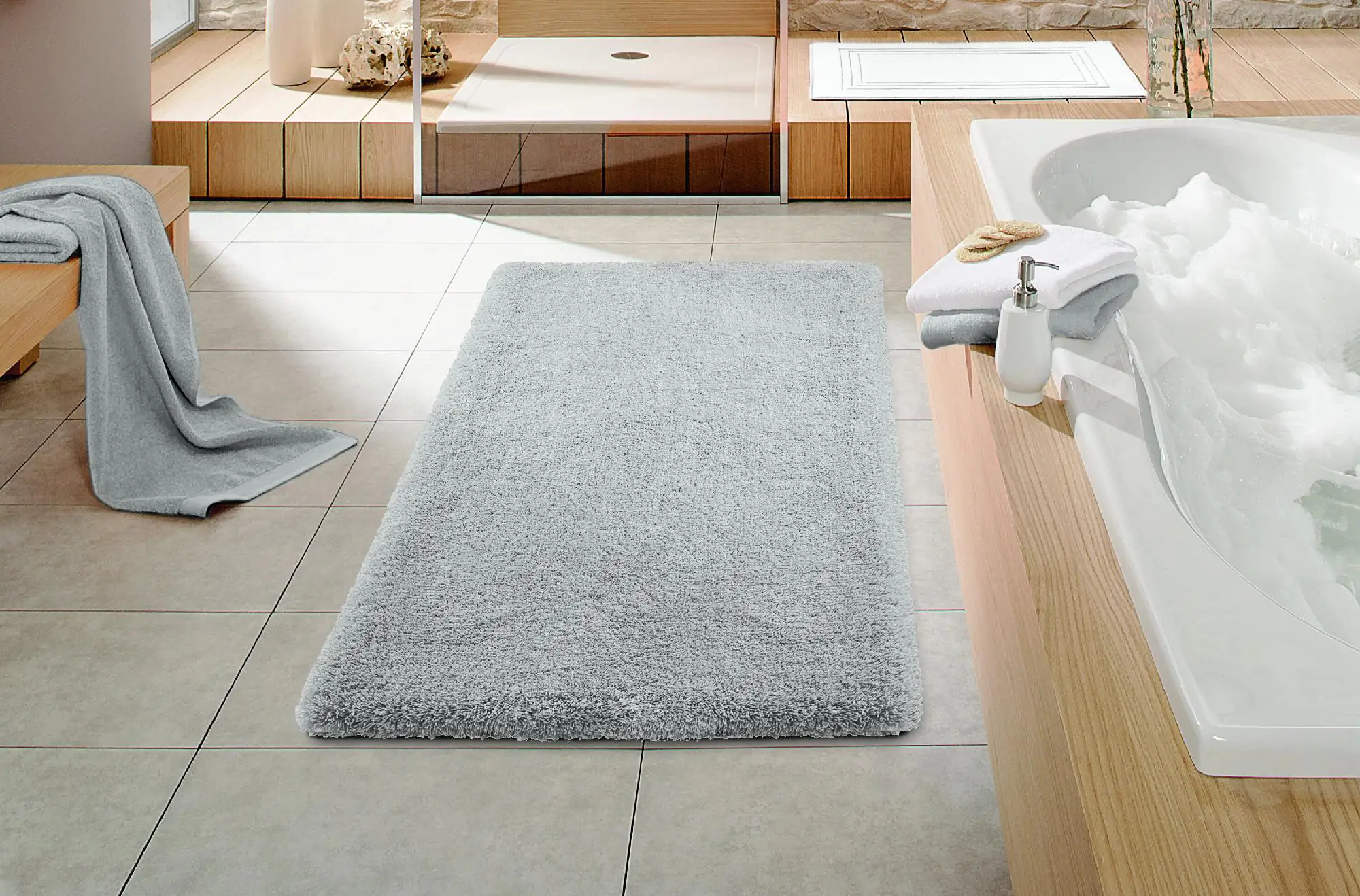 Primaster Badteppich Flanell 100 x 60 cm Primaster Badteppich Flanell 100 x 60 cm