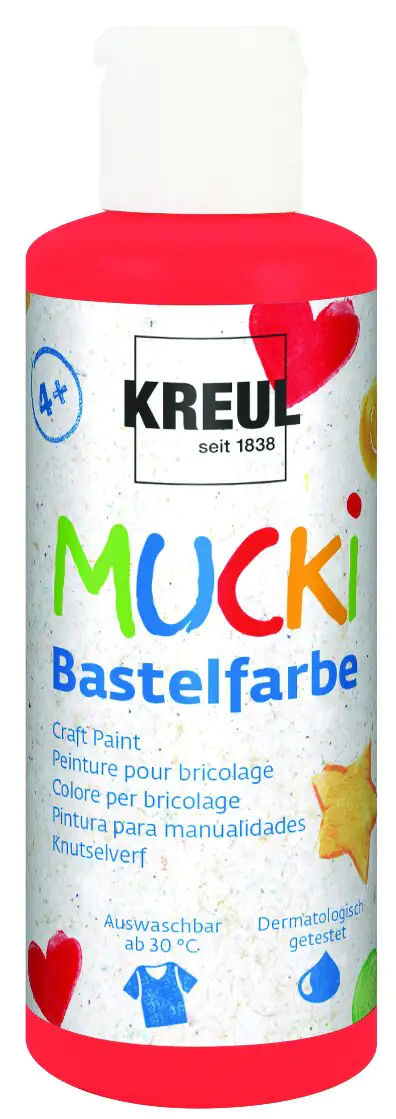 Kreul Mucki Bastelfarbe rot 80 ml Kreul Mucki Bastelfarbe rot 80 ml