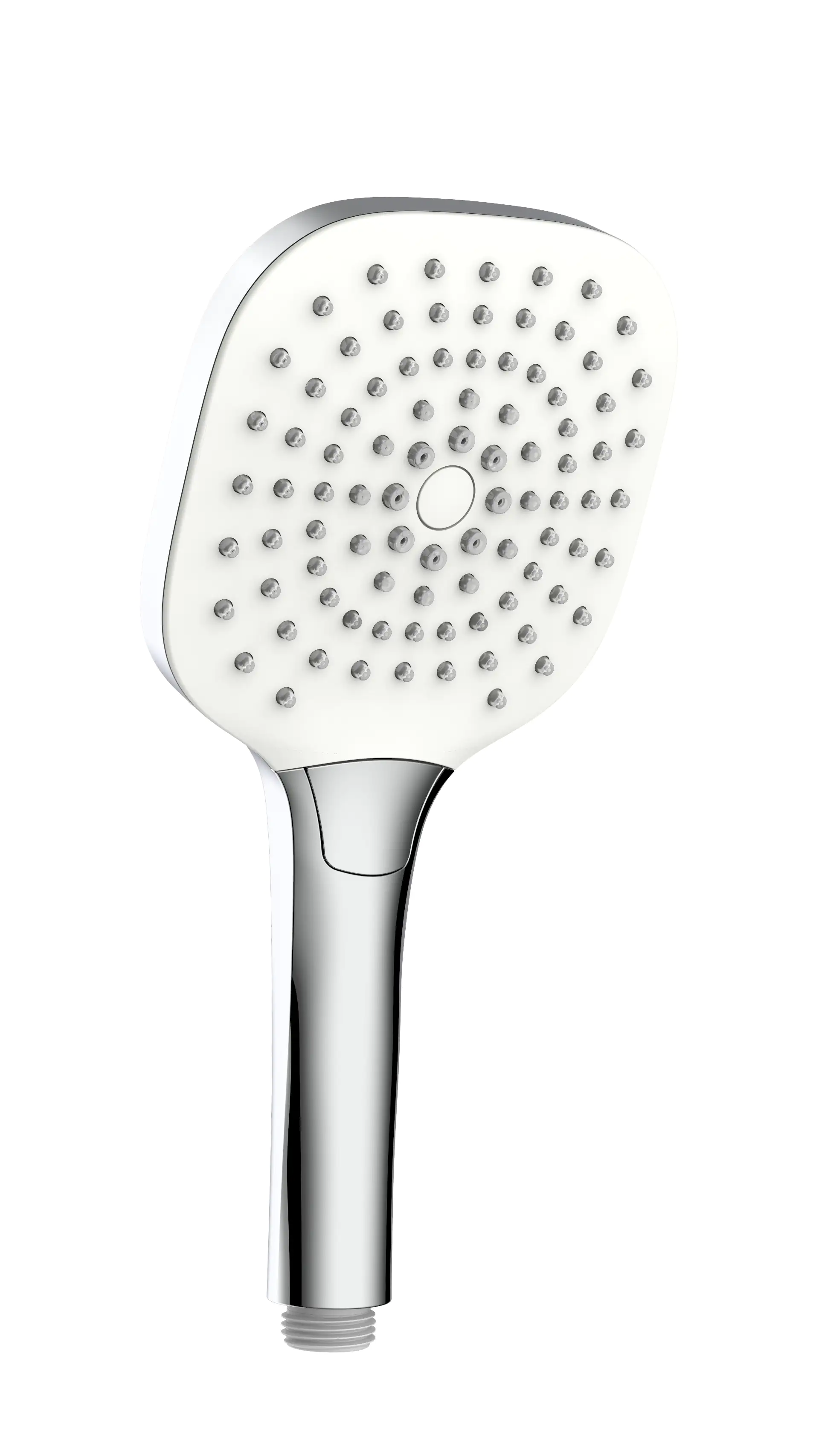 Primaster Handbrause 3 Strahlarten Water Spray quadratisch chrom-weiß wassersparend Primaster Handbrause 3 Strahlarten Water Spray quadratisch chrom-weiß wassersparend