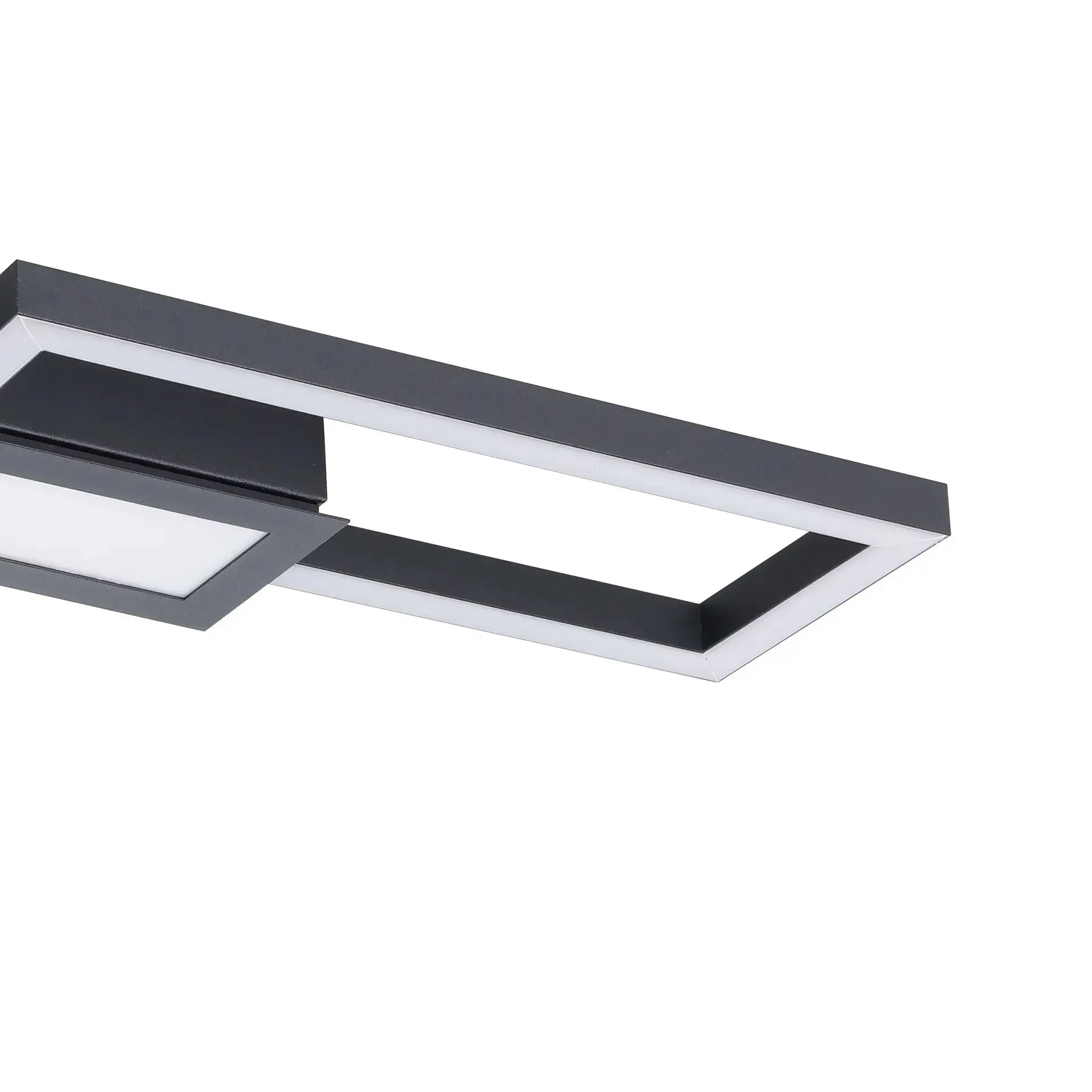 Eglo LED Deckenleuchte Fomento schwarz 78 x 26 cm warmweiß-kaltweiß