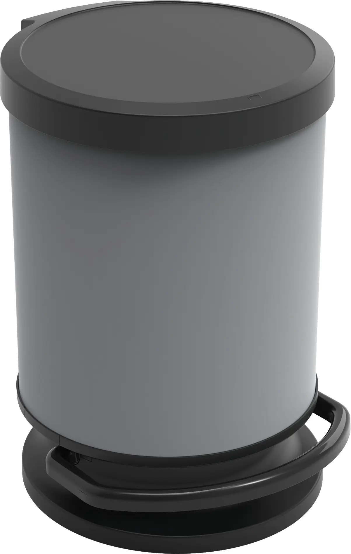 Rotho Treteimer Paso 20 L rund schwarzgrau