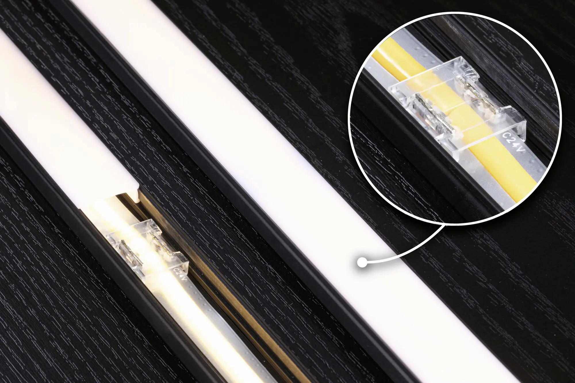 Paulmann Verbinder U-Rail MaxLED Full-Line COB Connector Set weiß