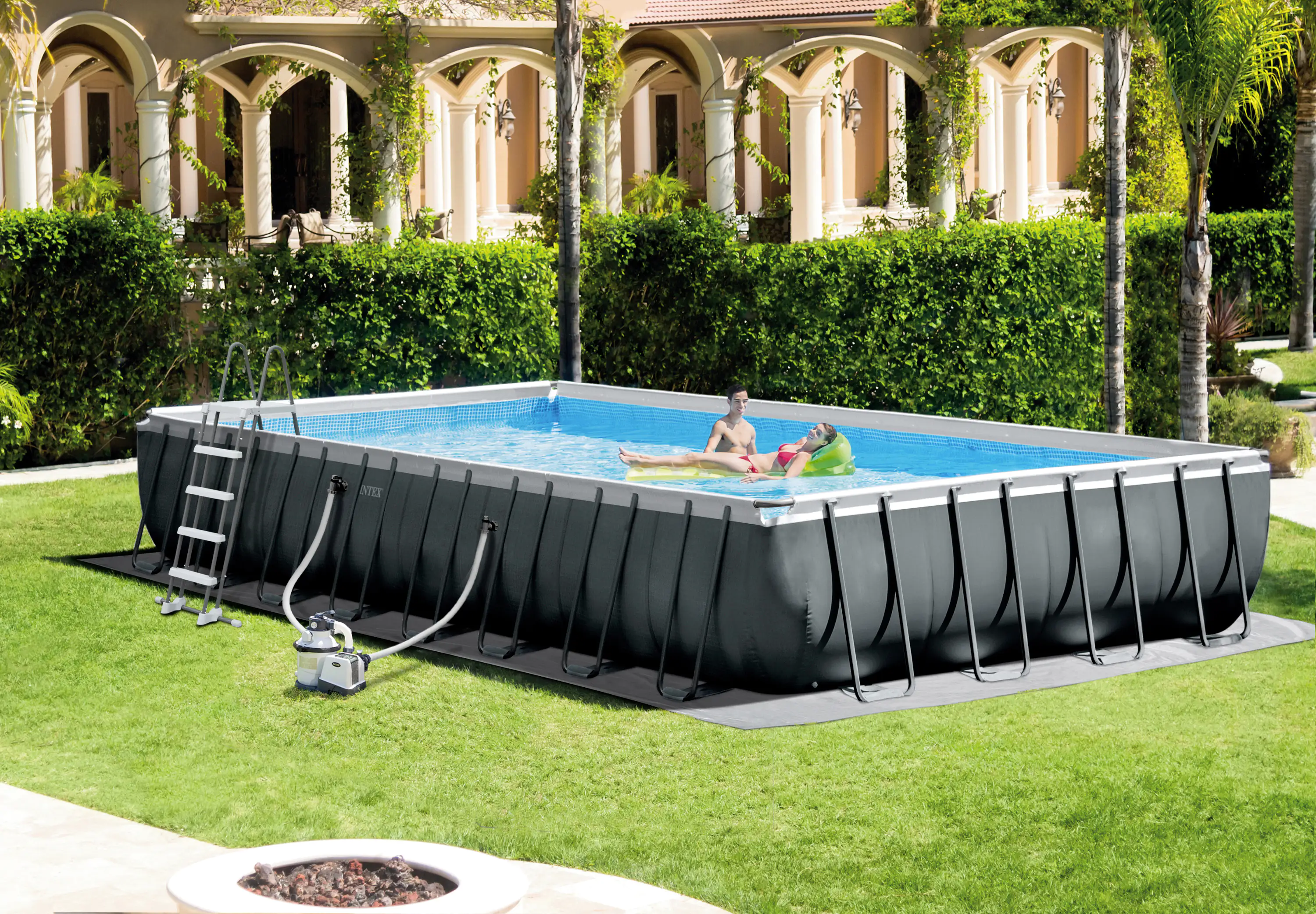 Intex Frame Pool Set Ultra Quadra x TR 975 x 488 x 132 cm Intex Frame Pool Set Ultra Quadra x TR 975 x 488 x 132 cm
