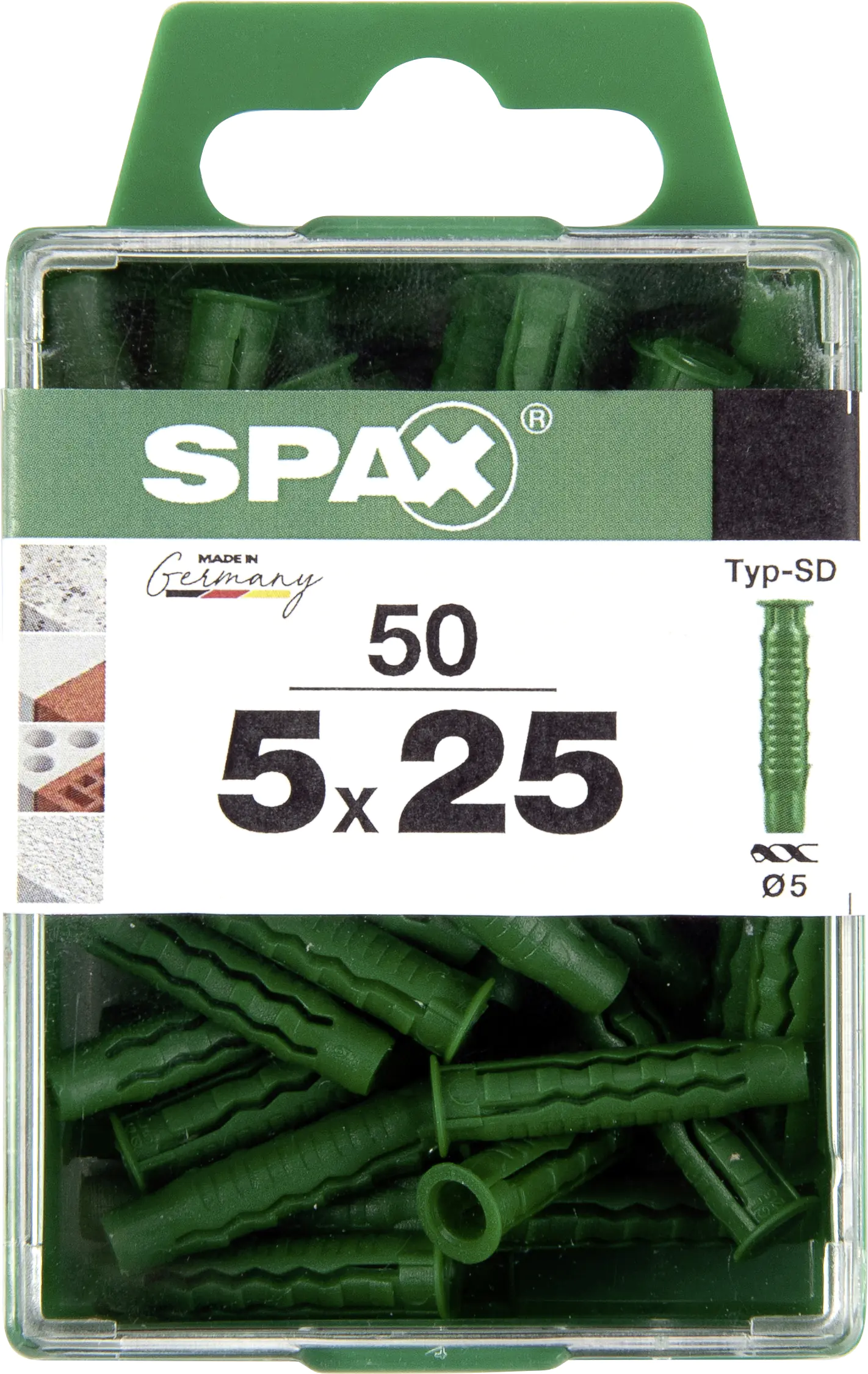 Spax Spreizdübel 5.0 x 25 mm - 50 Stück